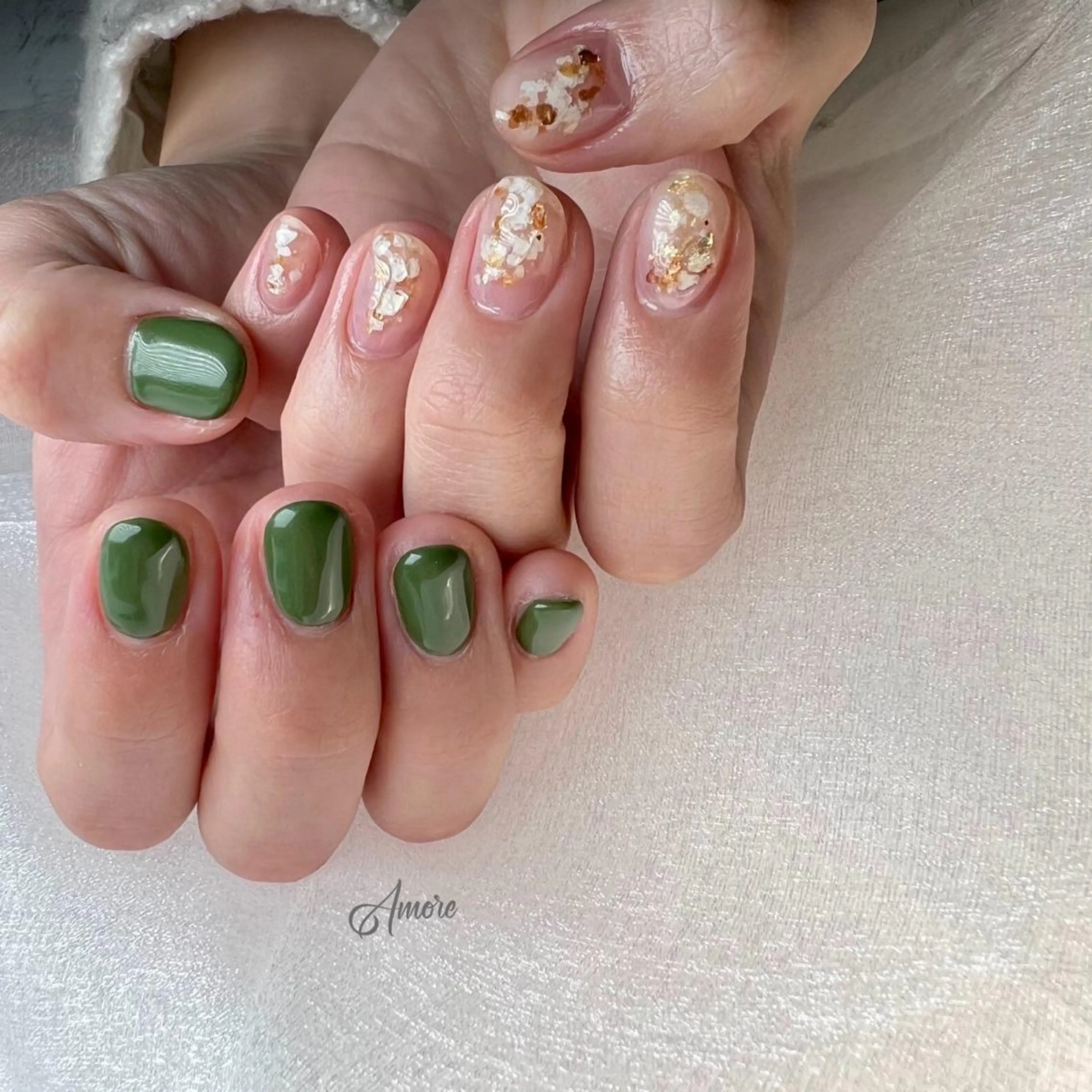 ネイル ジェルネイル 韓国ネイル ミラーネイル オフィスネイル パラジェル You kyehwaのネイルデザイン