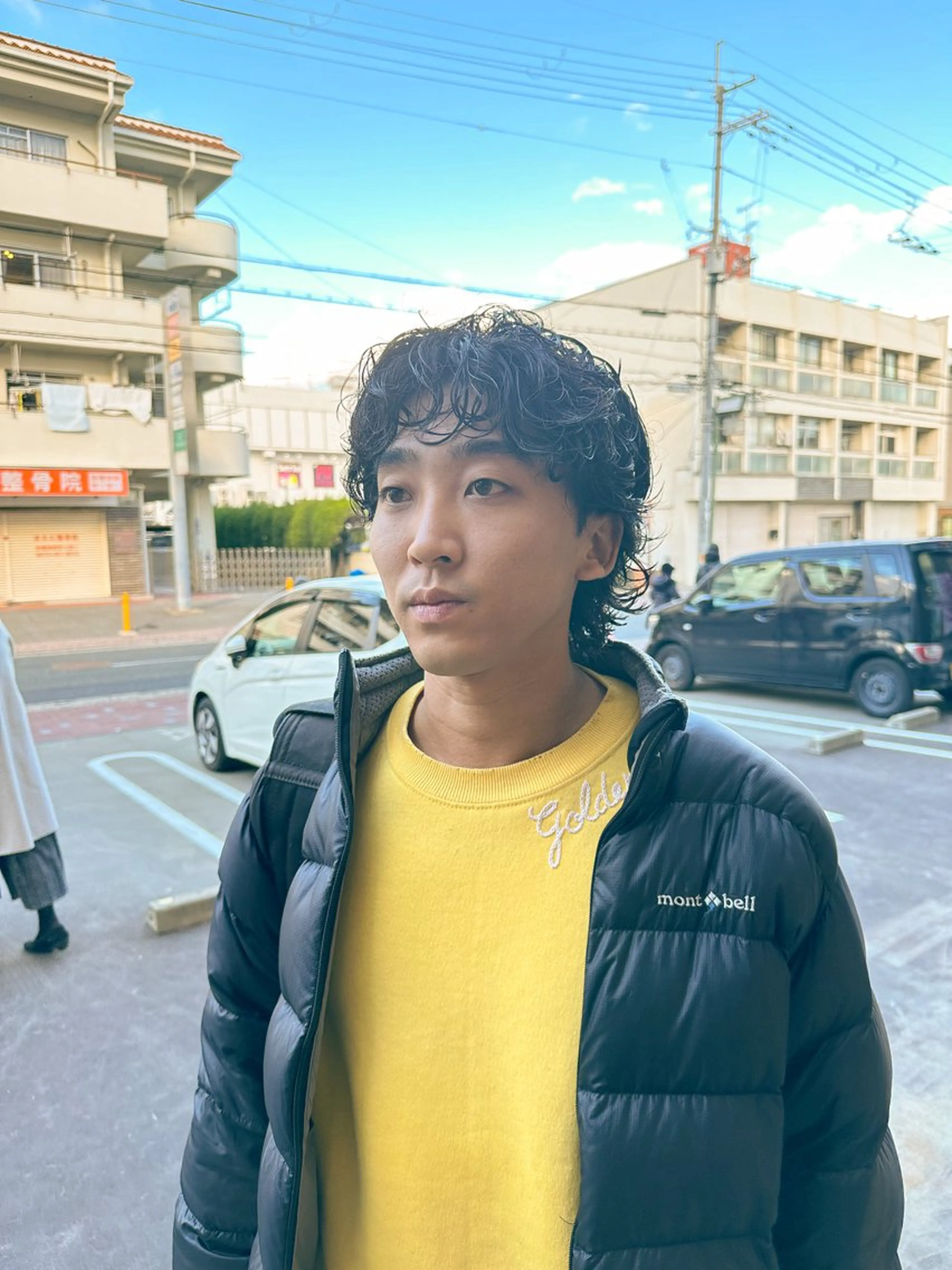 ミディアム パーマ メンズ パーマ/ハイトーン スパイキー/神田正紀のヘアスタイル