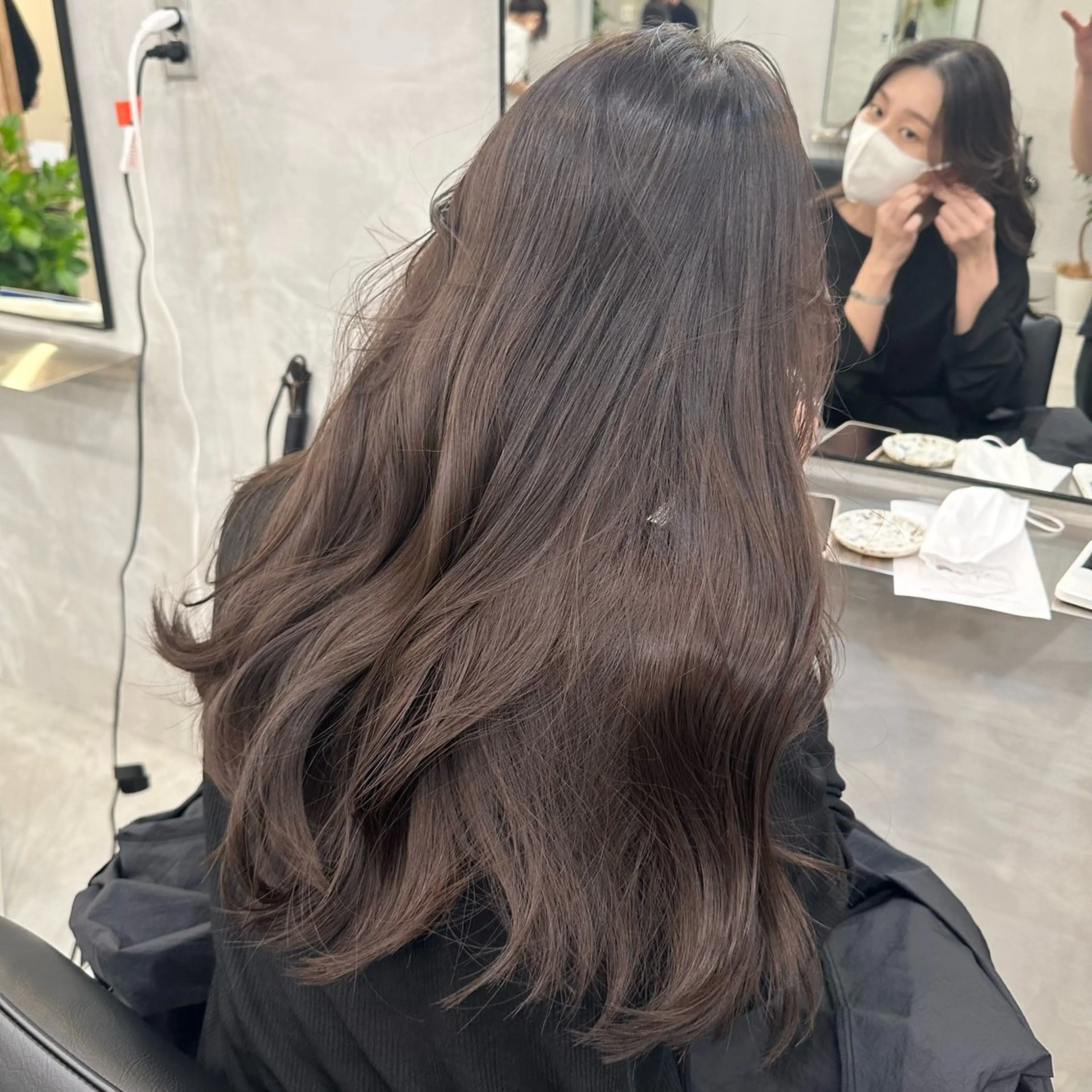 ロング カラー honoka ikegamiのヘアスタイル