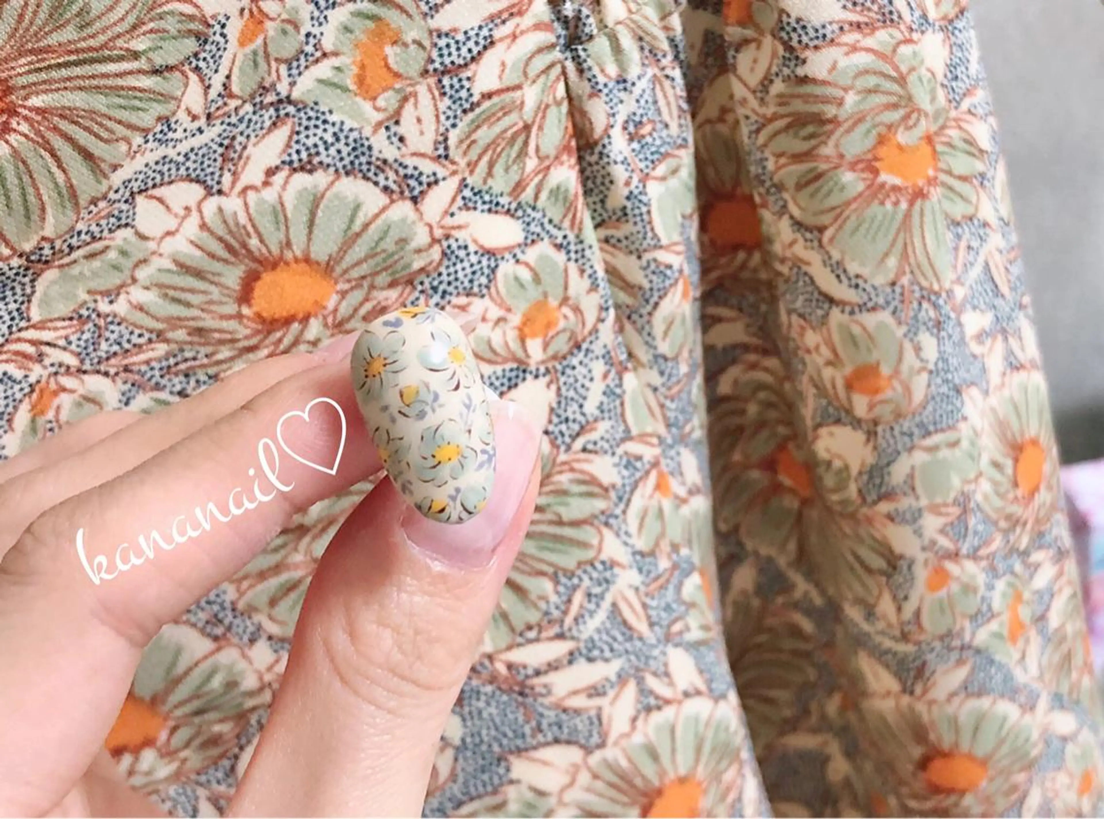 ネイル フラワーネイル kananail ♡のネイルデザイン