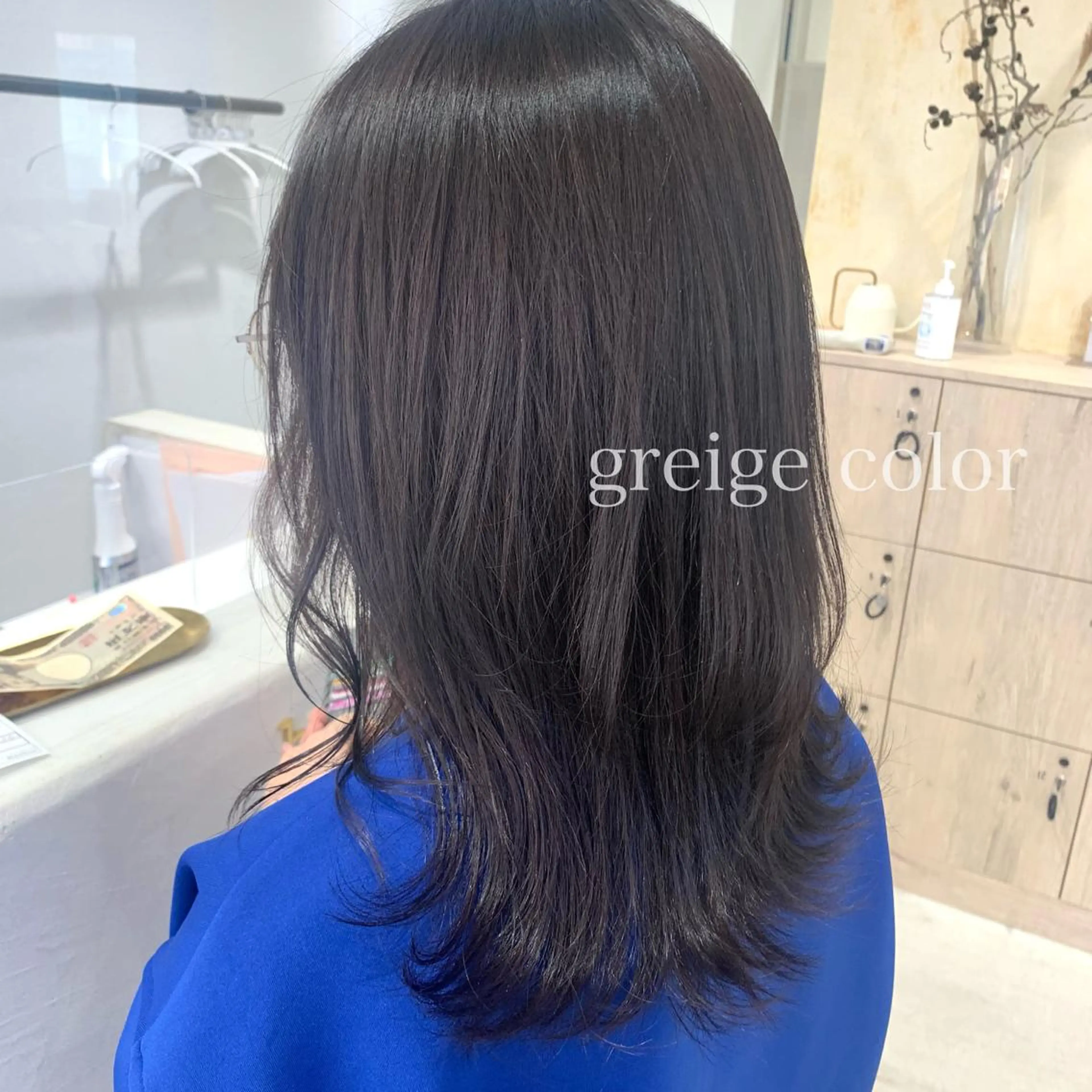 セミロング ヘアカラー トリートメント ボブ/美髪矯正 /佐藤　奈巳のヘアスタイル