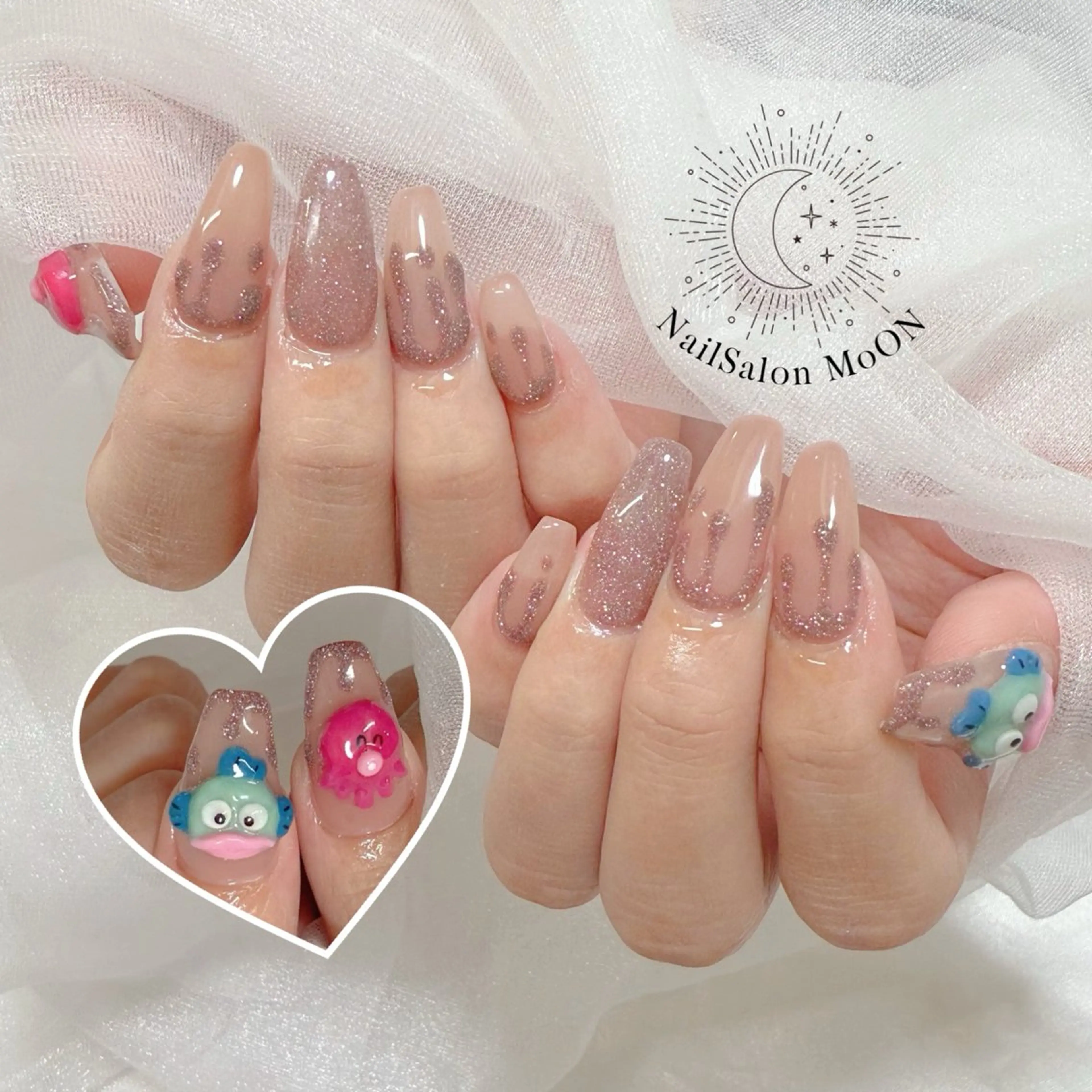 ネイル ハンドネイル ハンドケア MoON...❤︎ MeGuのネイルデザイン