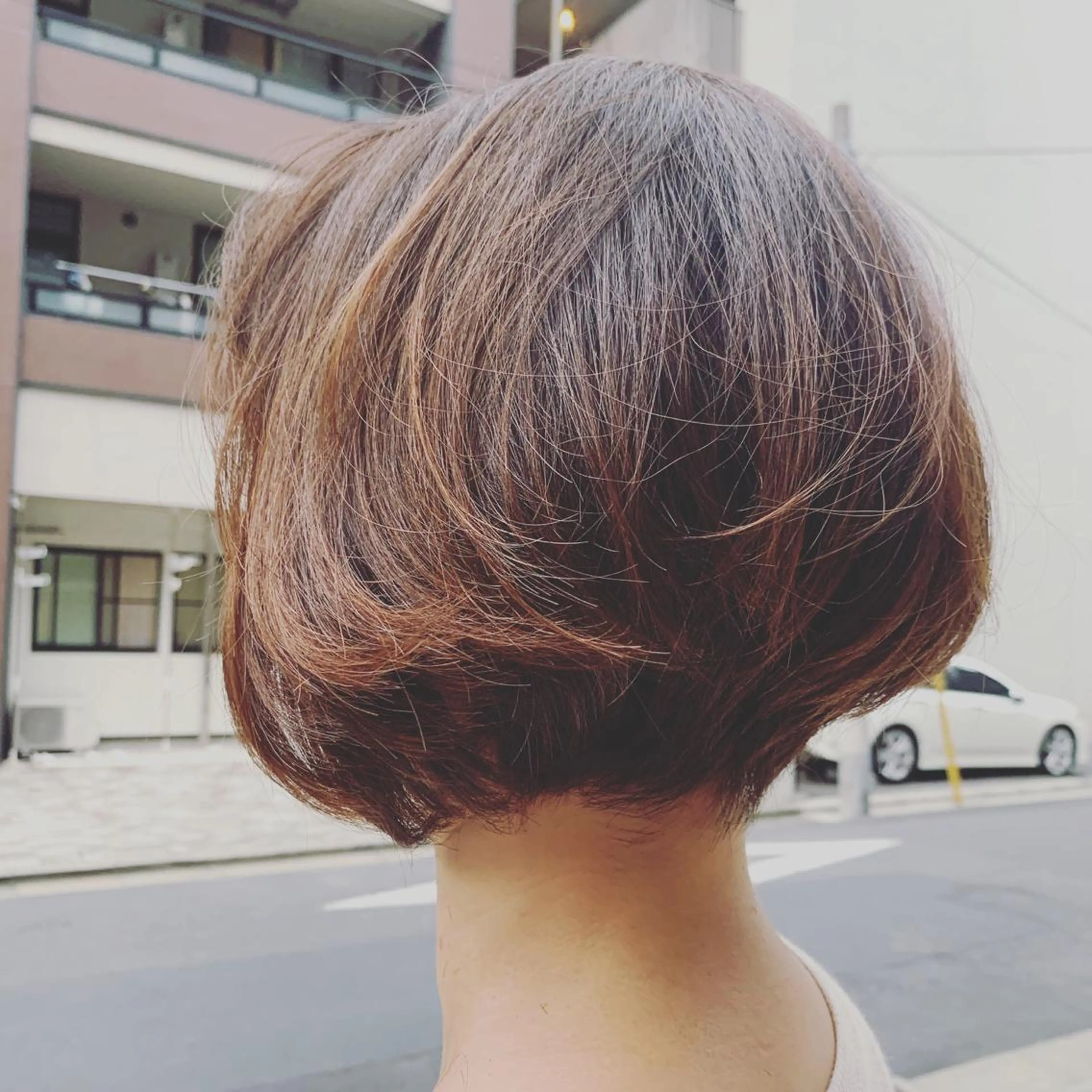 ショート カラー パーマ カット トリートメント 髪質改善 LIME 長野駅のヘアスタイル