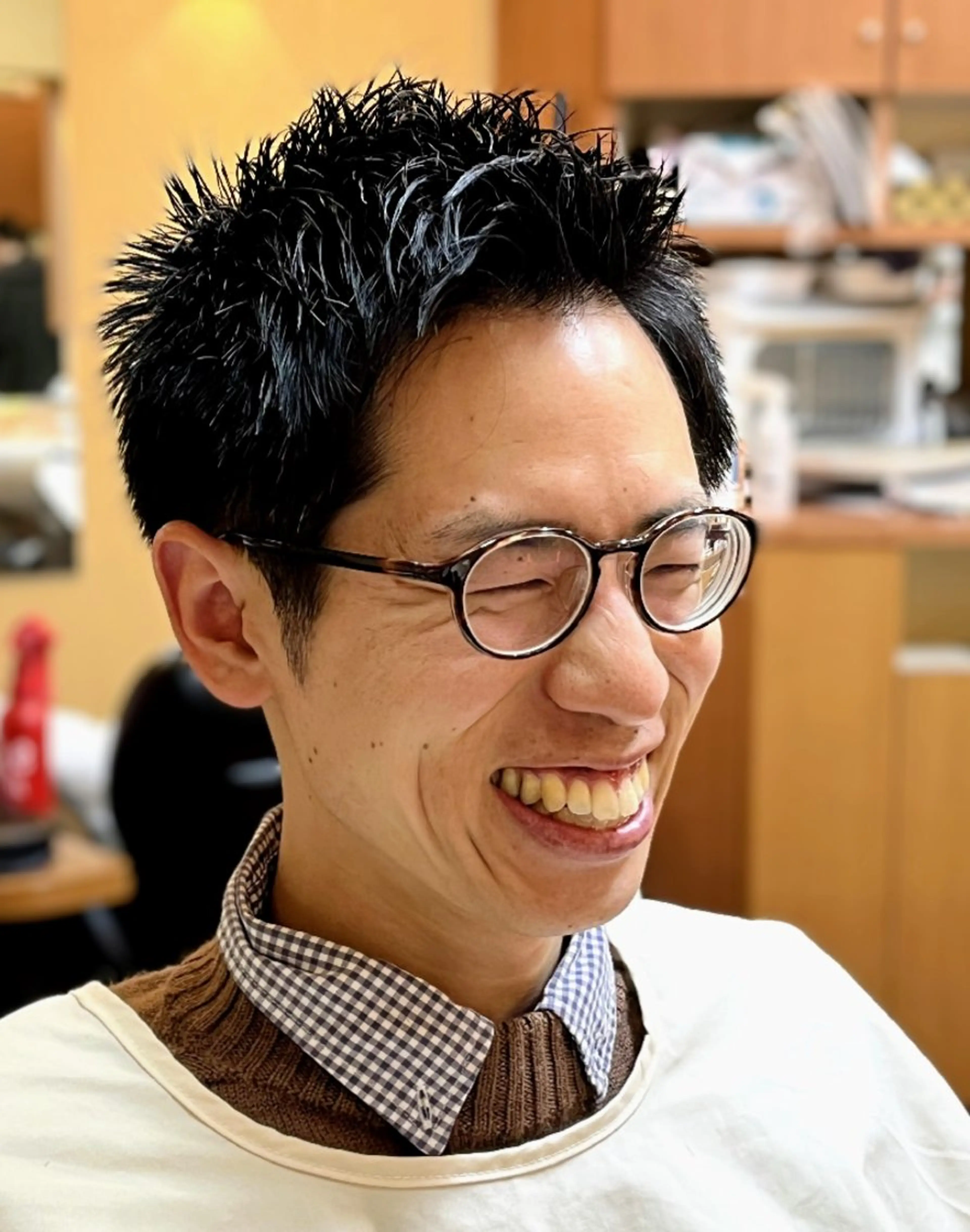 ショート メンズ ビジネス ツーブロック 刈り上げ 三村 姫花のヘアスタイル