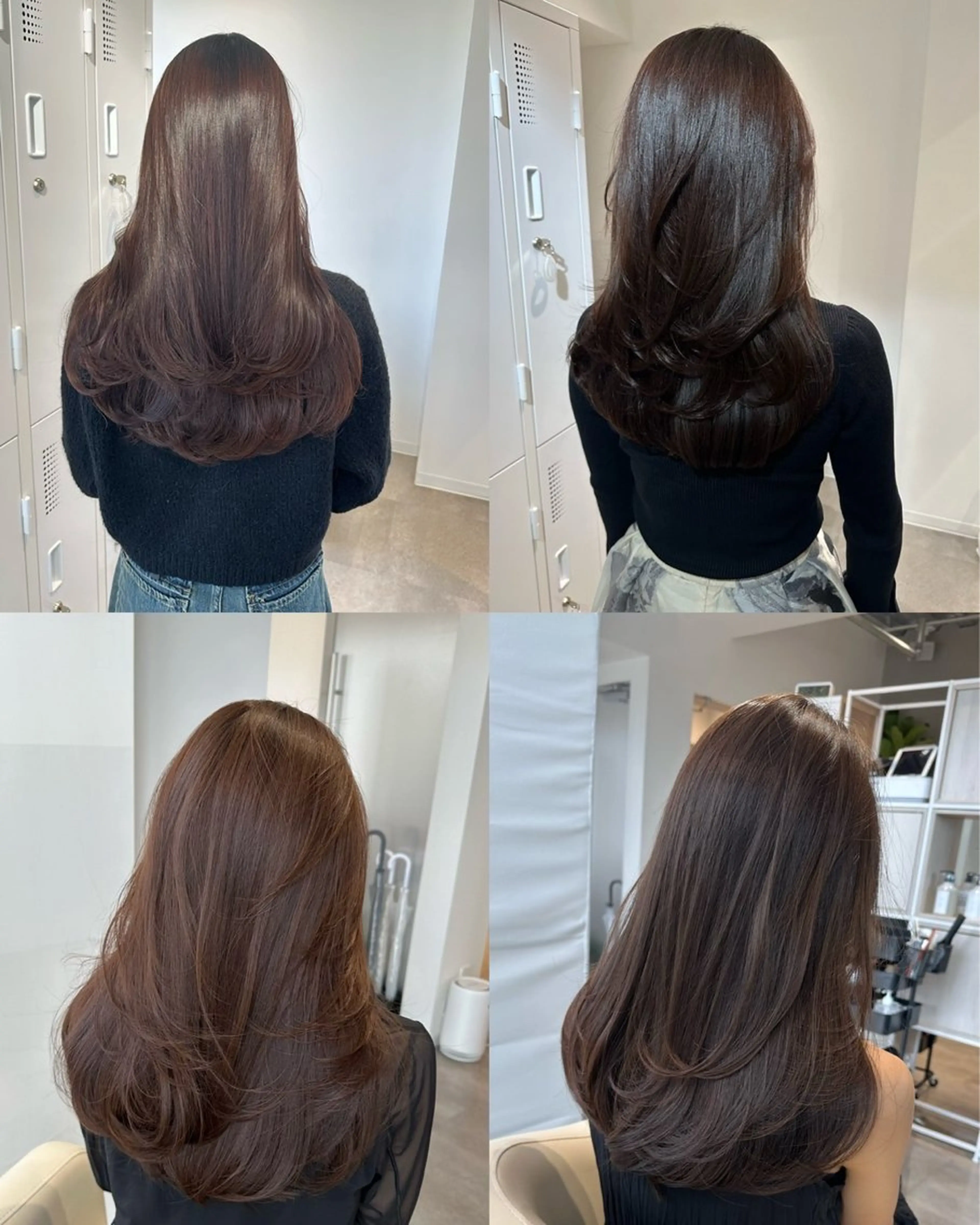 ロング カラー Hair Make NEWYORK　稲荷町店所属・moe 🍀美髪矯正 ツヤツヤストレートのヘアスタイル