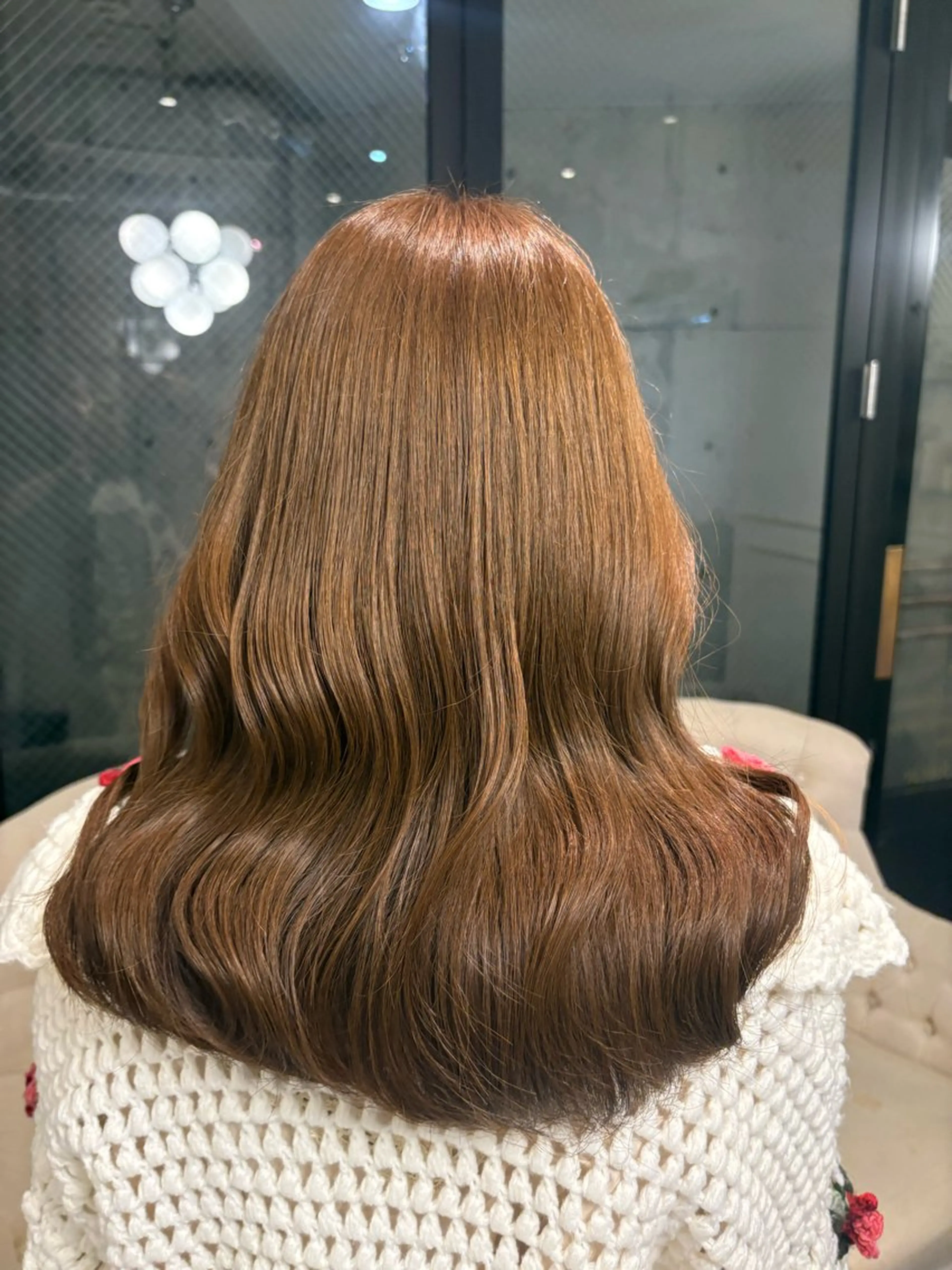 セミロング カラー ヘアカラー ROVER所属・Konomura Neneのヘアスタイル