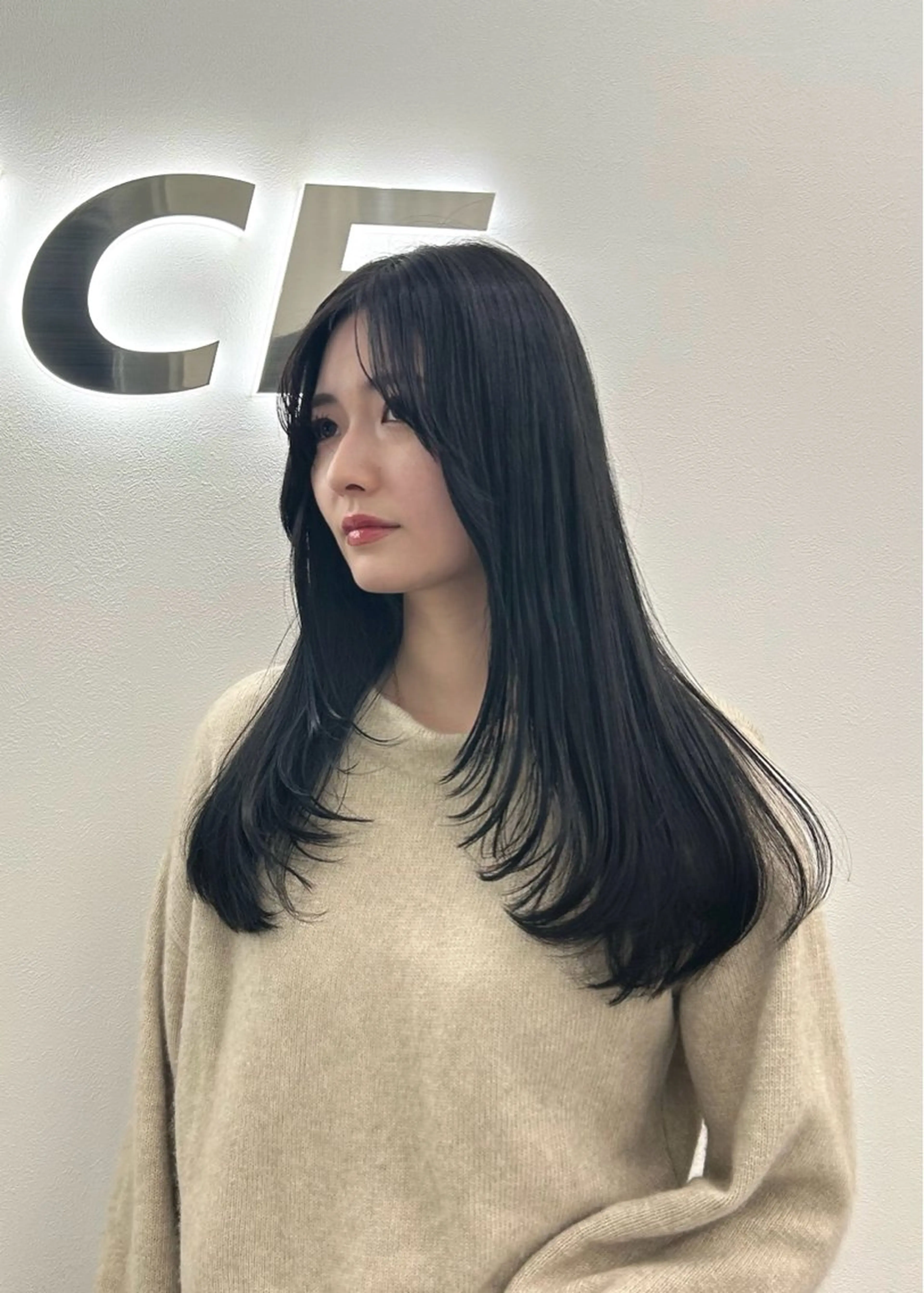 ロング カット ヘアカラー ♡くすみトレンド ♡Rikutoのヘアスタイル