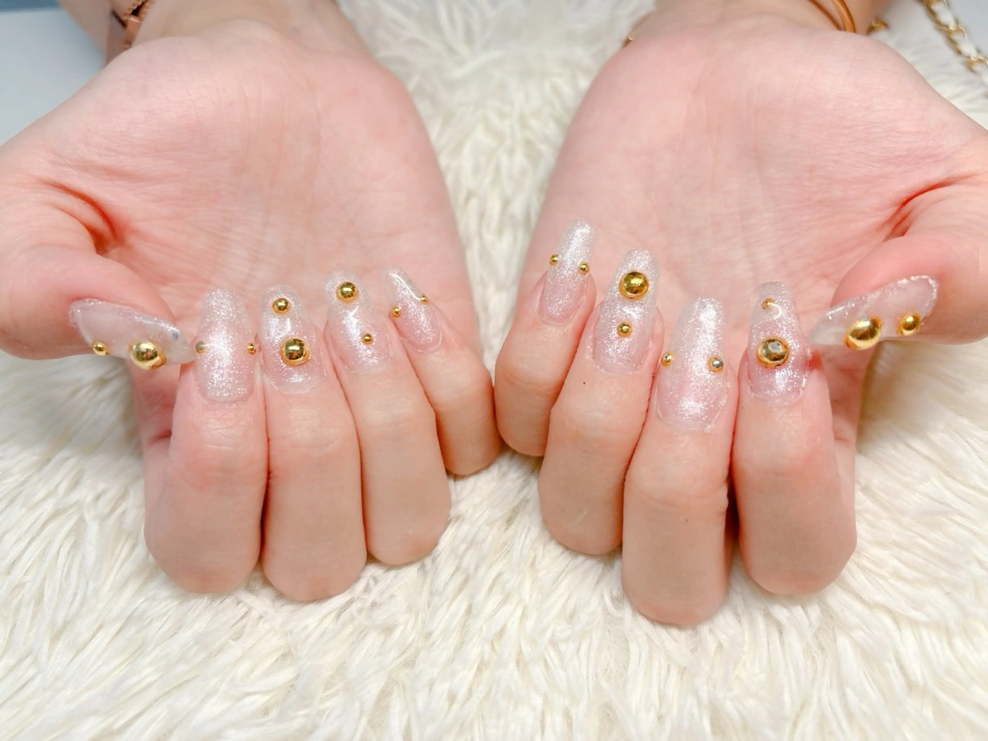 ネイル ハンドネイル パッチリオメメ Lianaのネイルデザイン