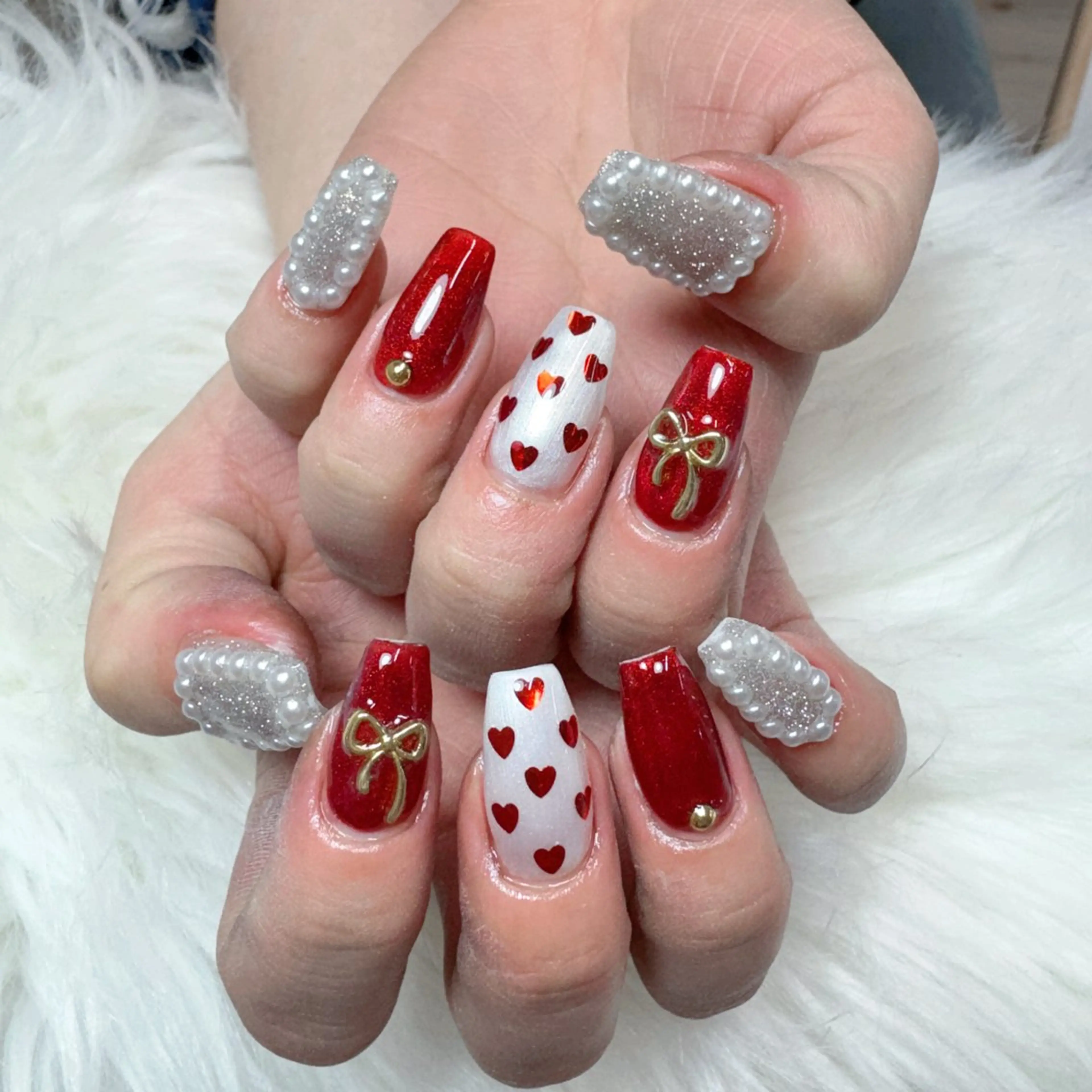 ネイル ハンドネイル 🎀nana🫧 ワンホンネイル🎀のネイルデザイン