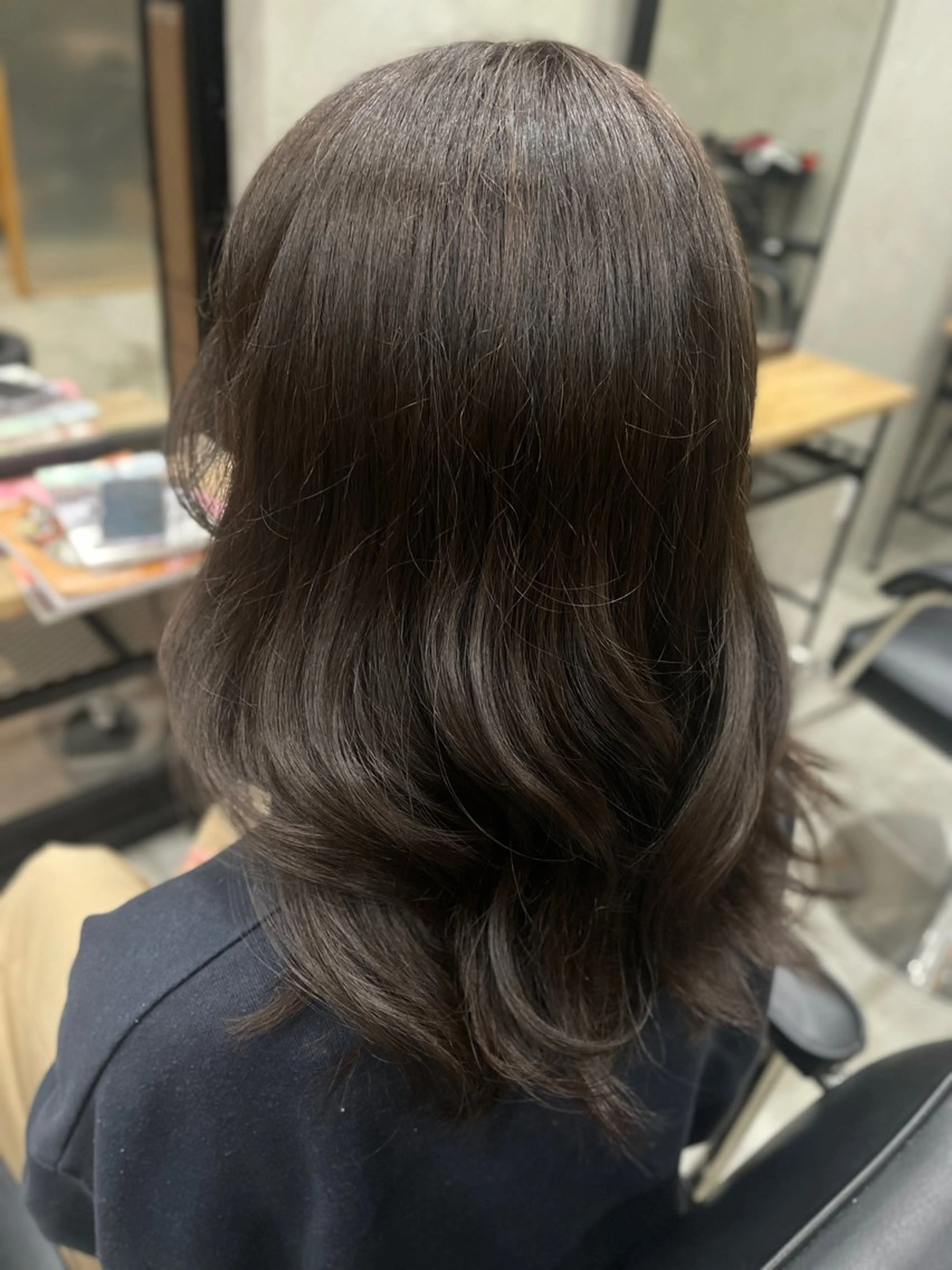 カラー 透明感カラー グレージュ La fith/ Renoのヘアスタイル