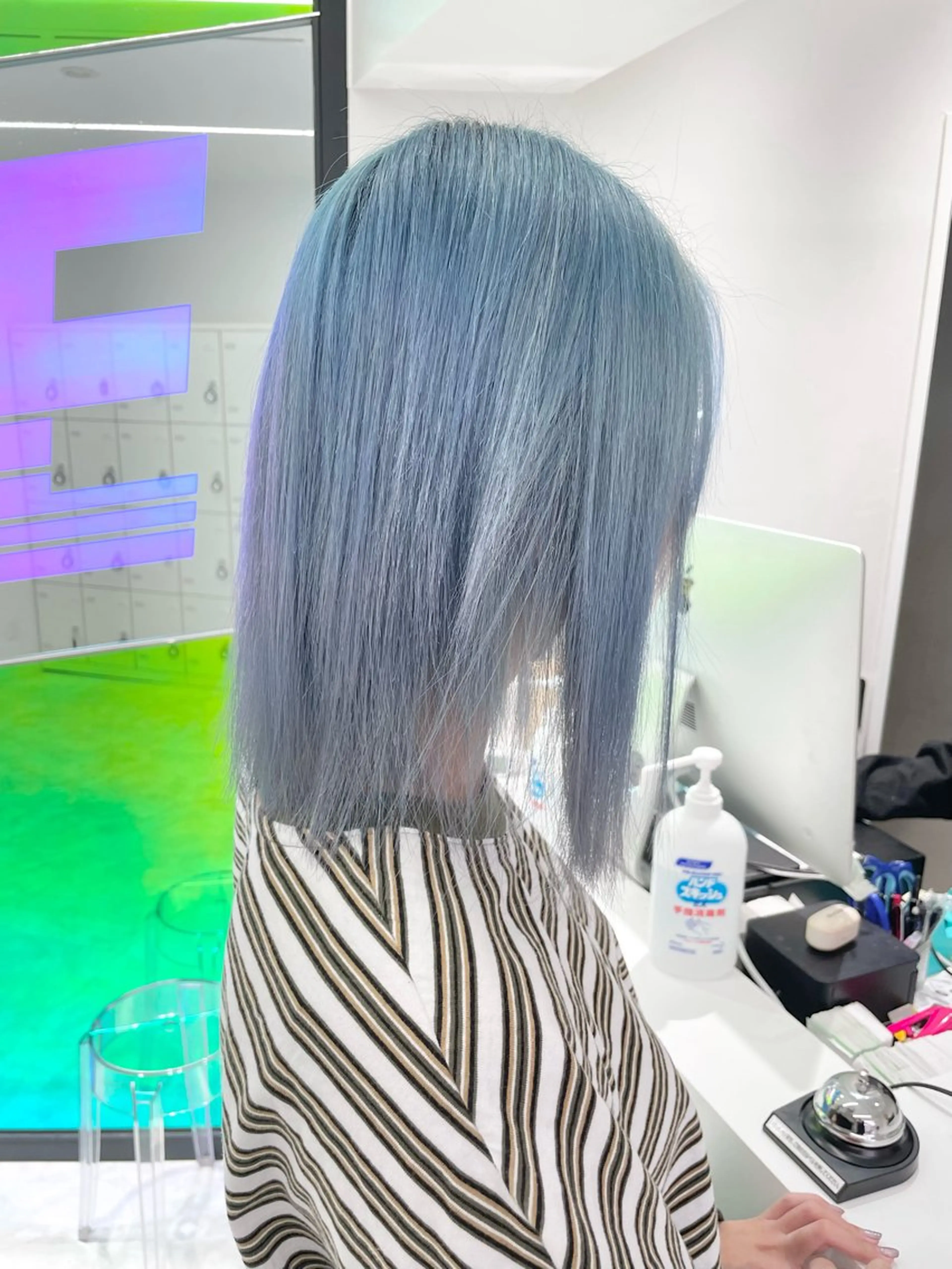 ミディアム カラー ヘアカラー 🤍💕ブリーチカラ ーAyaka💕🤍のヘアスタイル