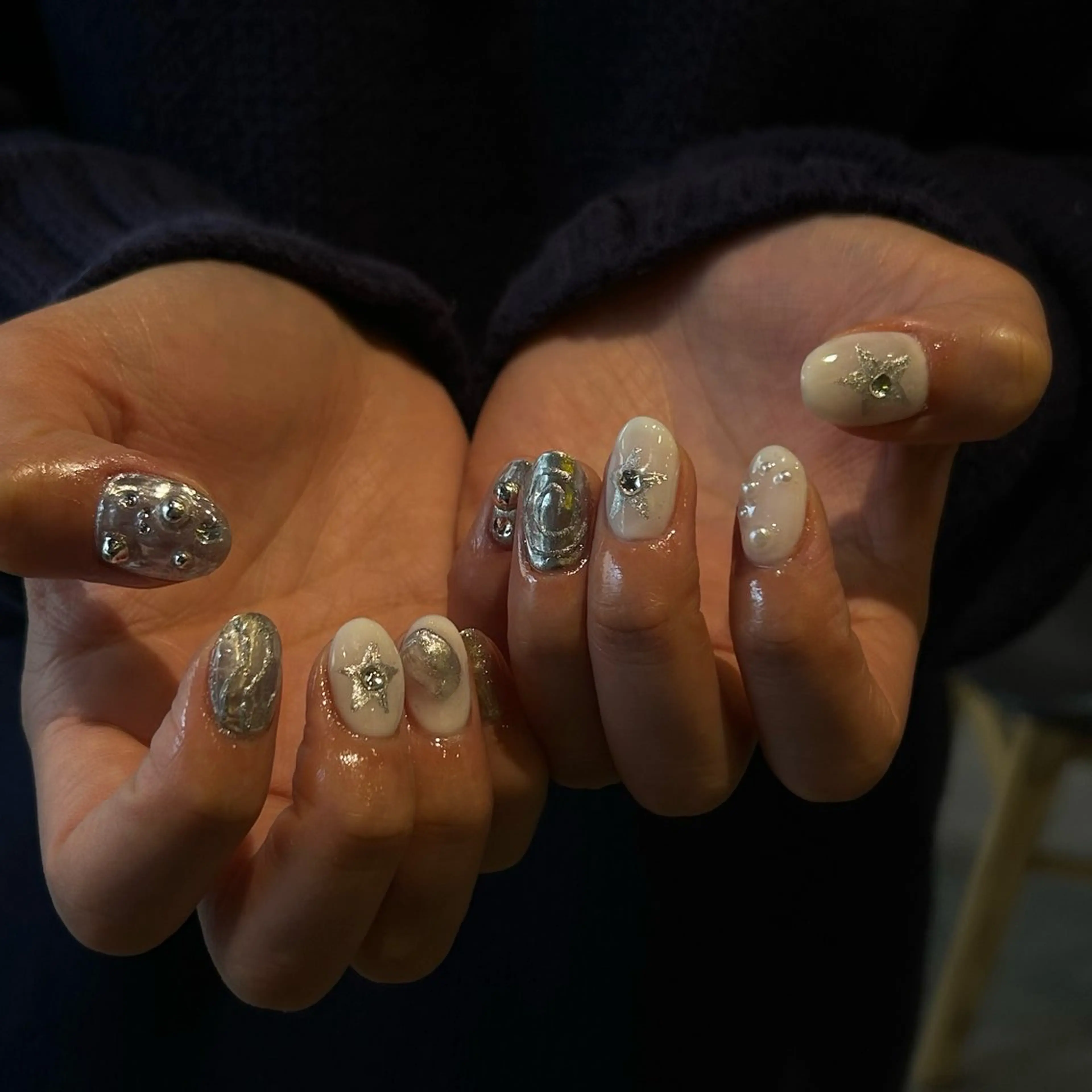 ネイル ハンドネイル ハンドケア 個性派ネイル シノのネイルデザイン