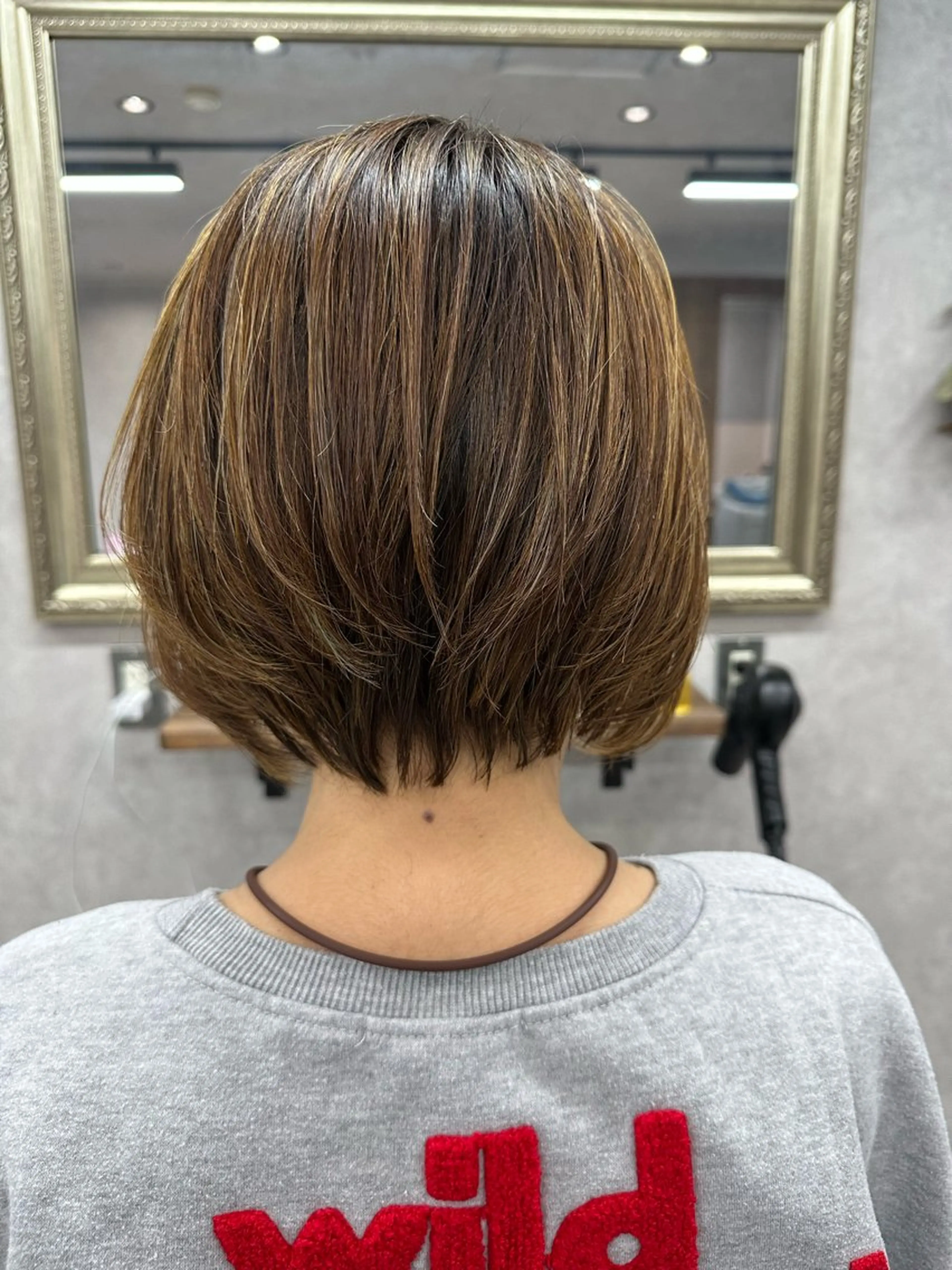 ショート カラー カット ヘアカラー トリートメント Lien 深井店のヘアスタイル