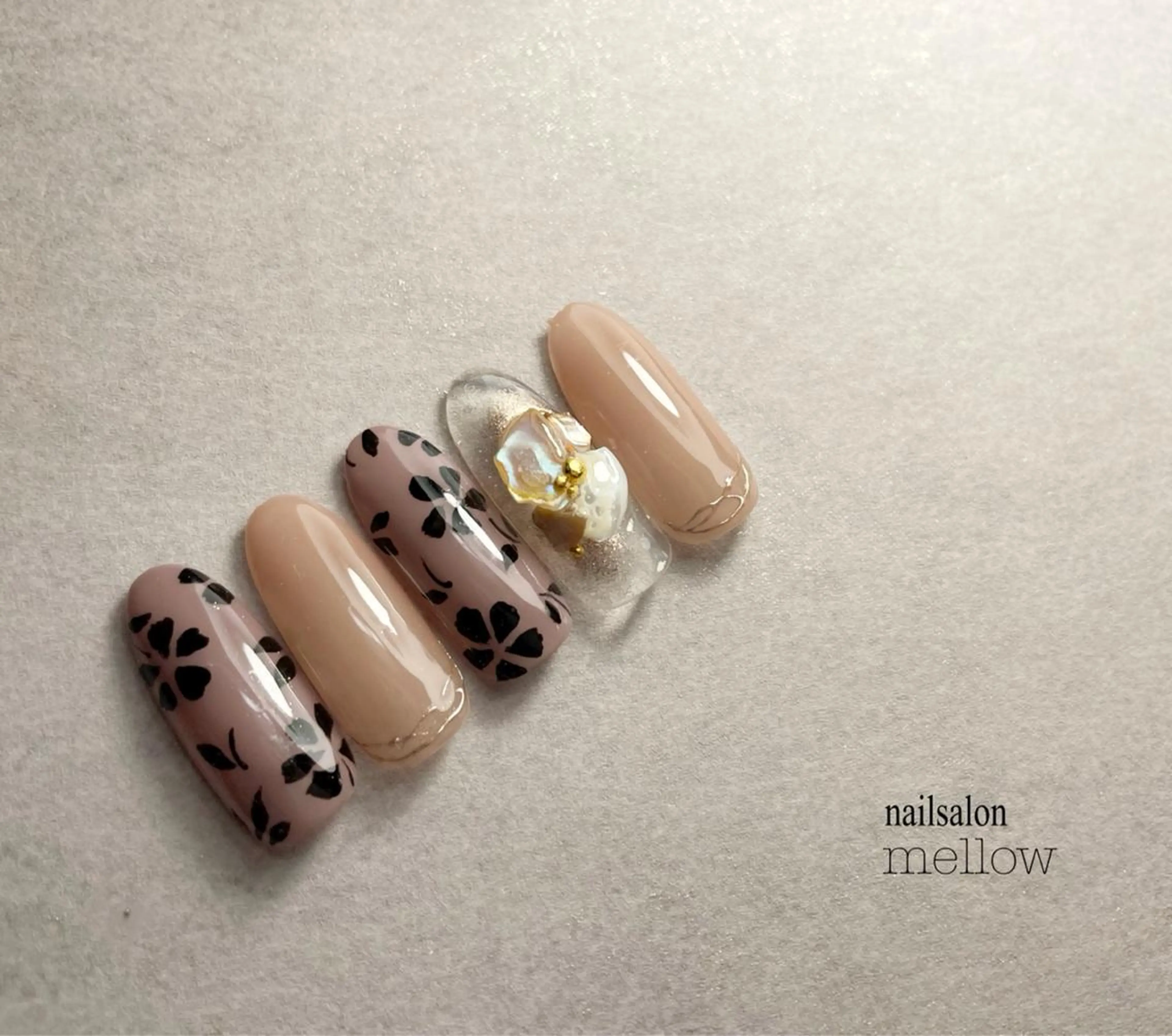 ネイル フラワーネイル 大山 浩美のネイルデザイン