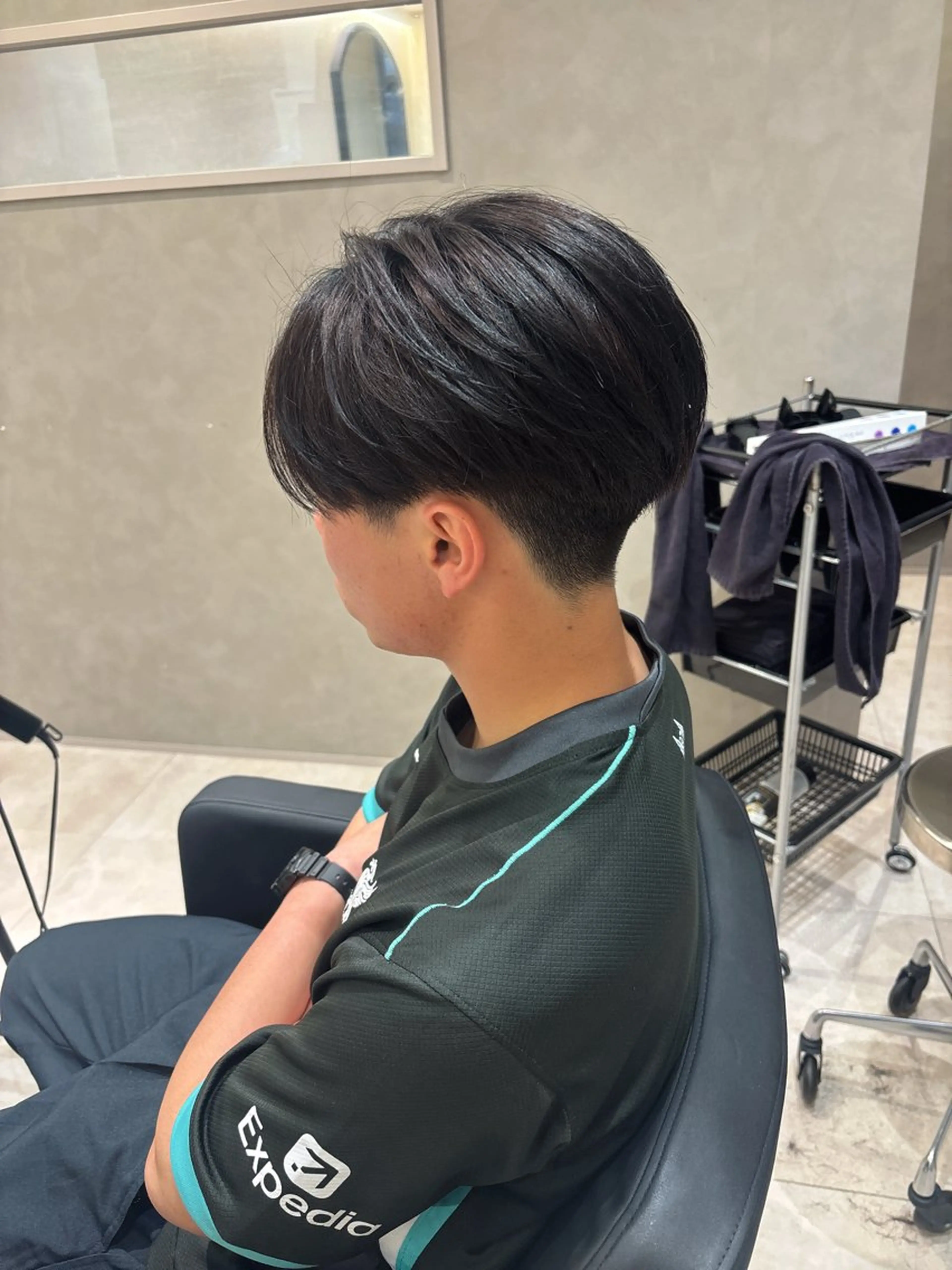 メンズ センターパート 大橋 彩香のヘアスタイル