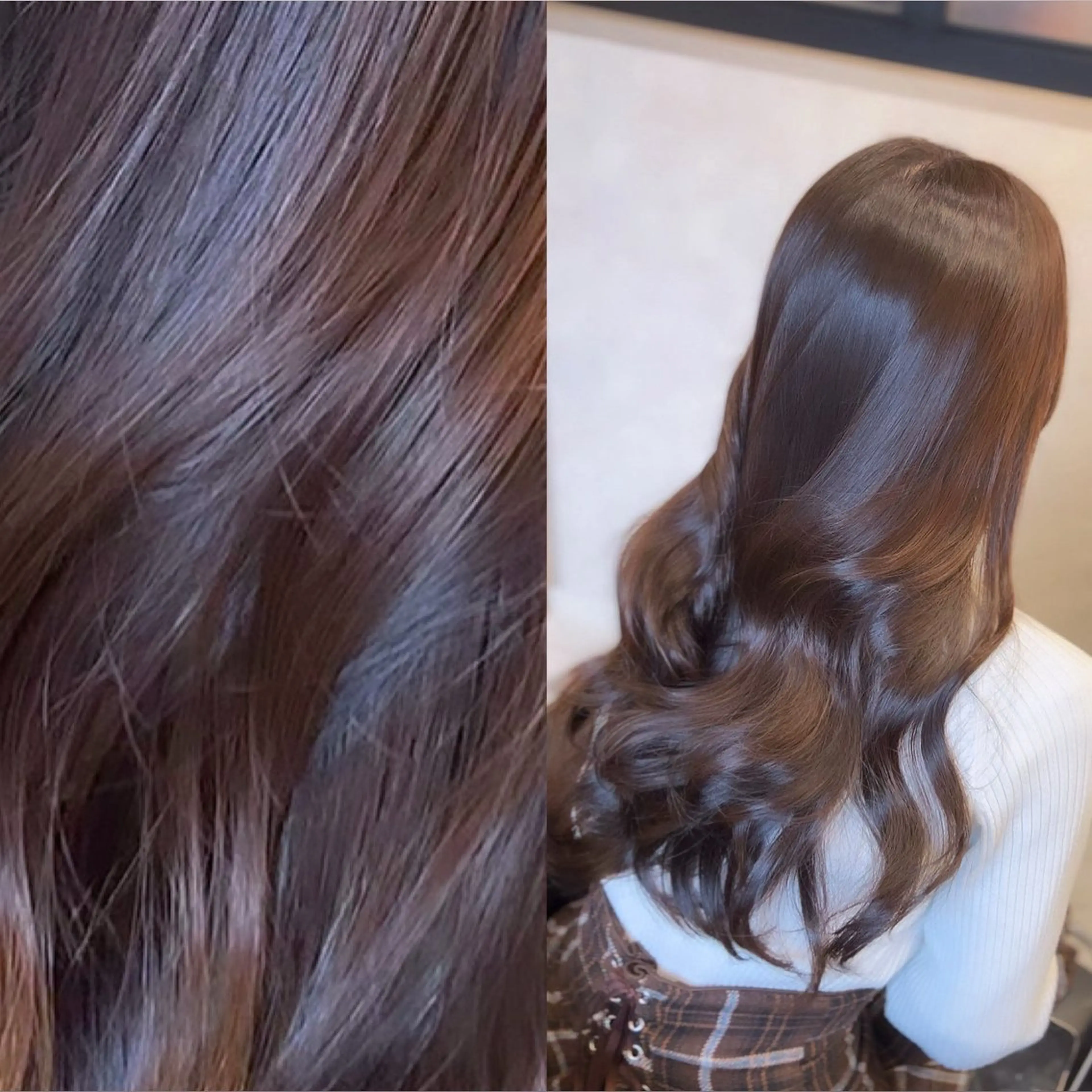 【髪質改善とカラー同時施術💗】艶カラー＋髪質改善トリートメントの写真