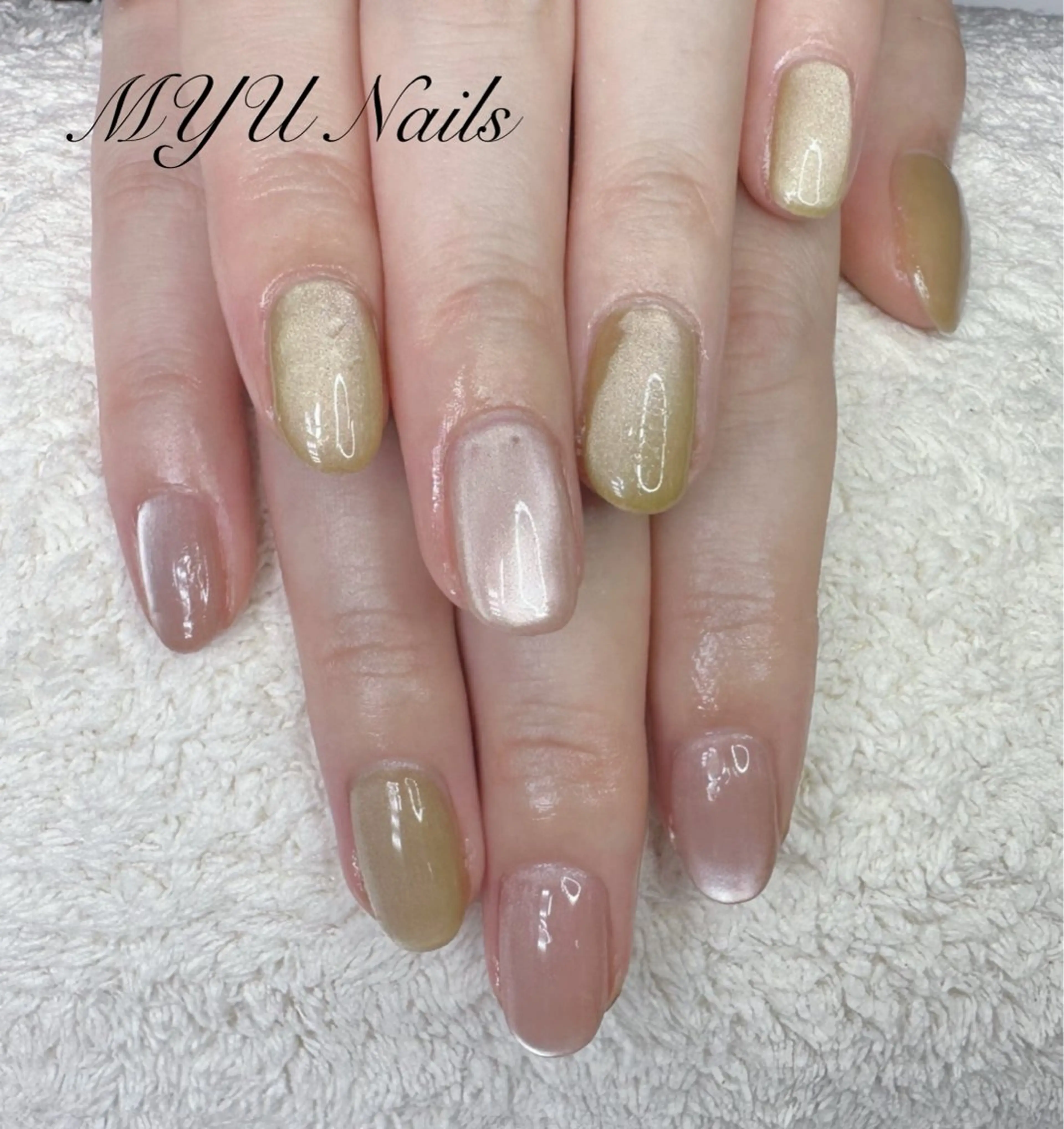 ネイル マグネットネイル MYU Nails所属・ニュアンスネイル🌈 MYU Nailsのネイルデザイン