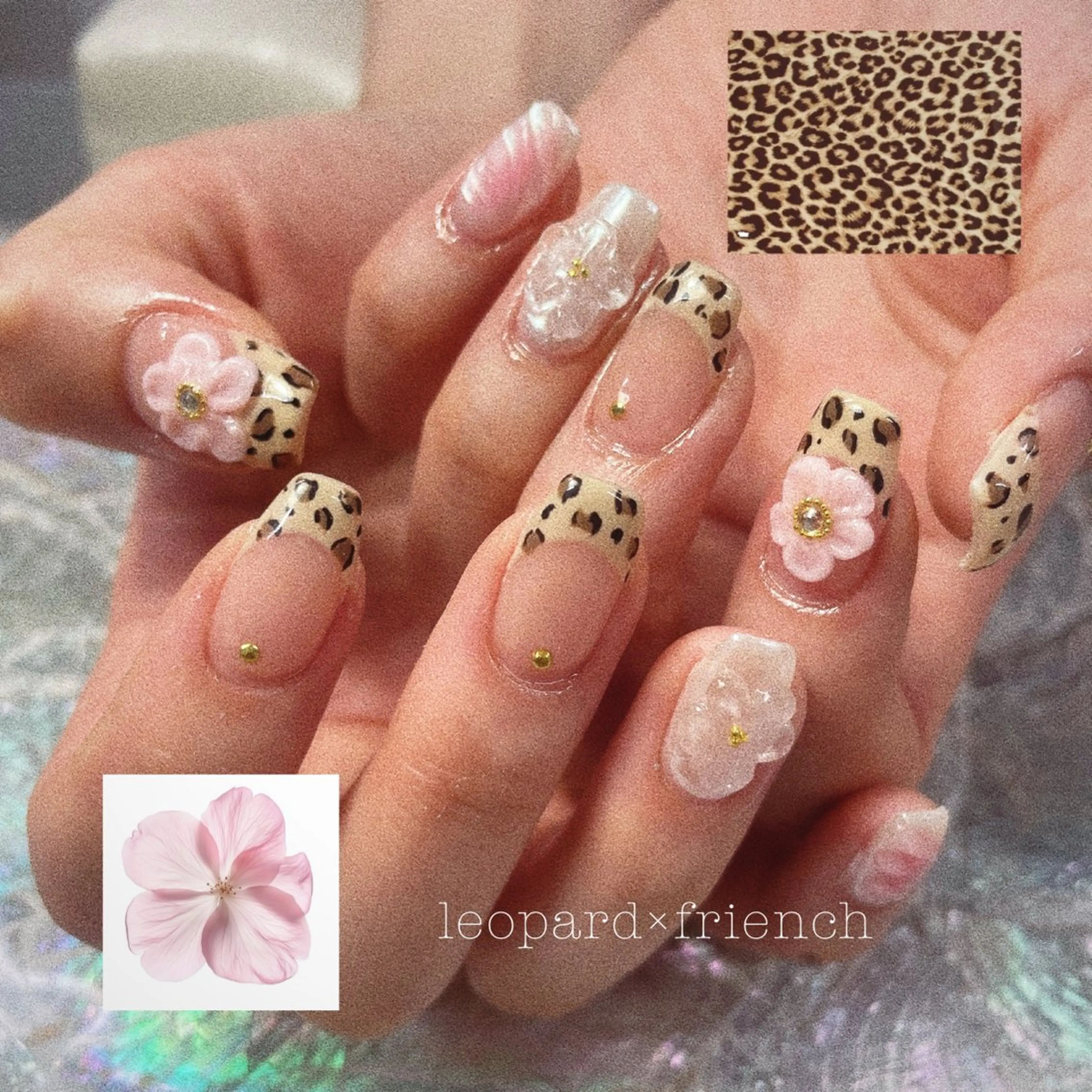 ネイル アニマル柄 🌴konami 4U NAIL🥥のネイルデザイン