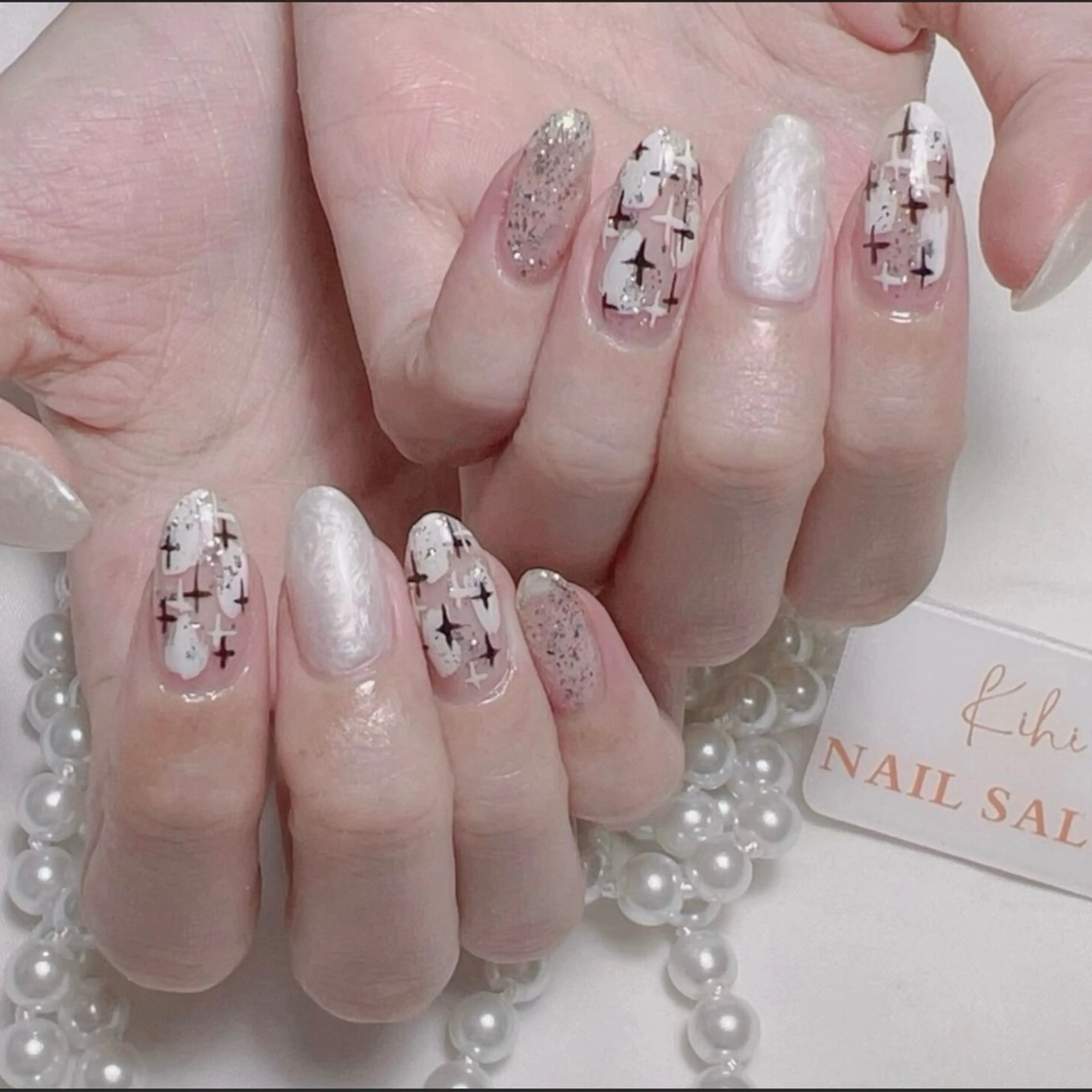 ネイル アートネイル フレンチネイル ジェルネイル グラデーション 韓国ネイル ハンドネイル ハンドケア さくら💮💮 【オフ無料】のネイルデザイン