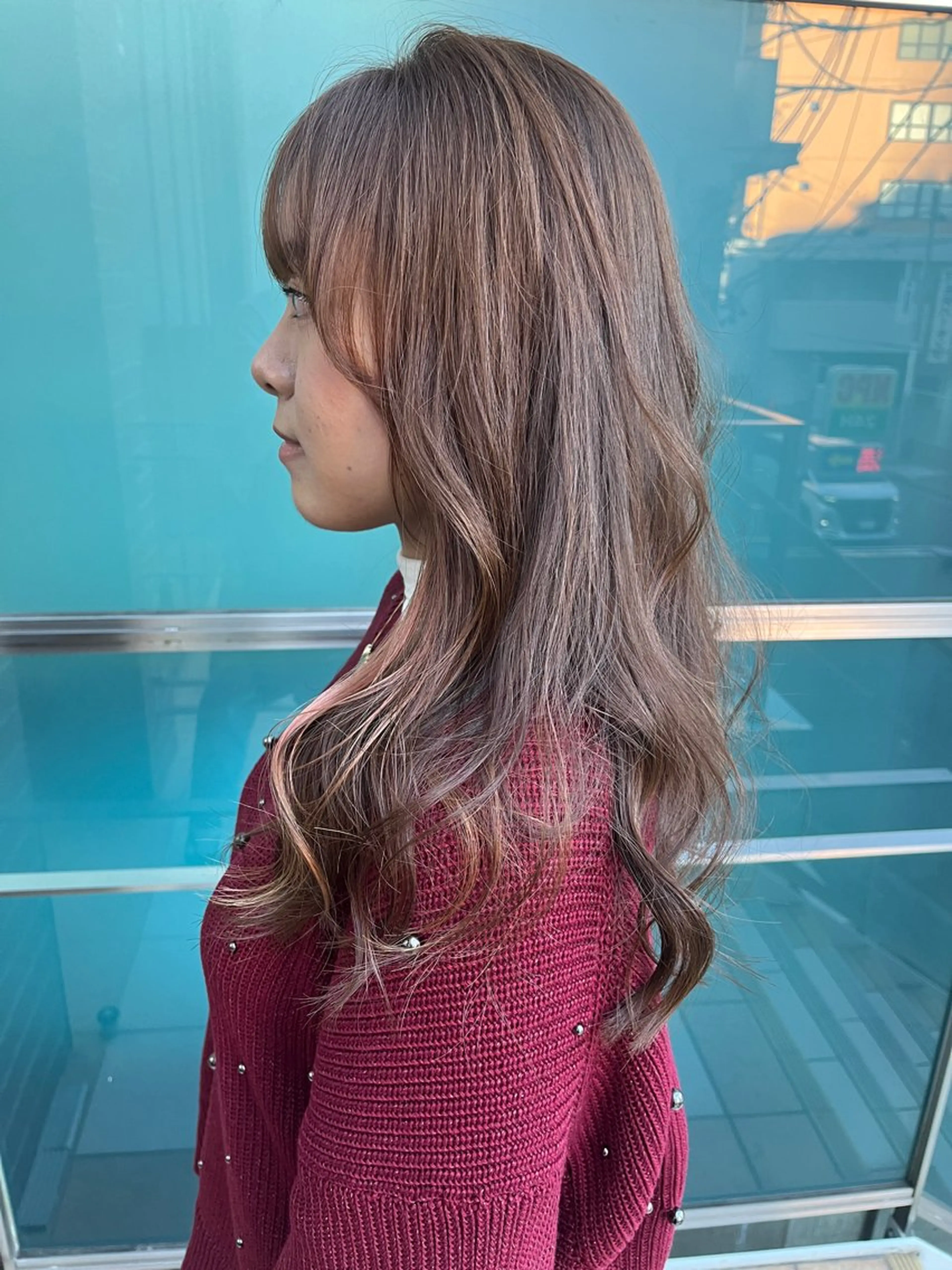 ロング カラー パーマ カット times salon名駅所属・久木原 ゆりのヘアスタイル