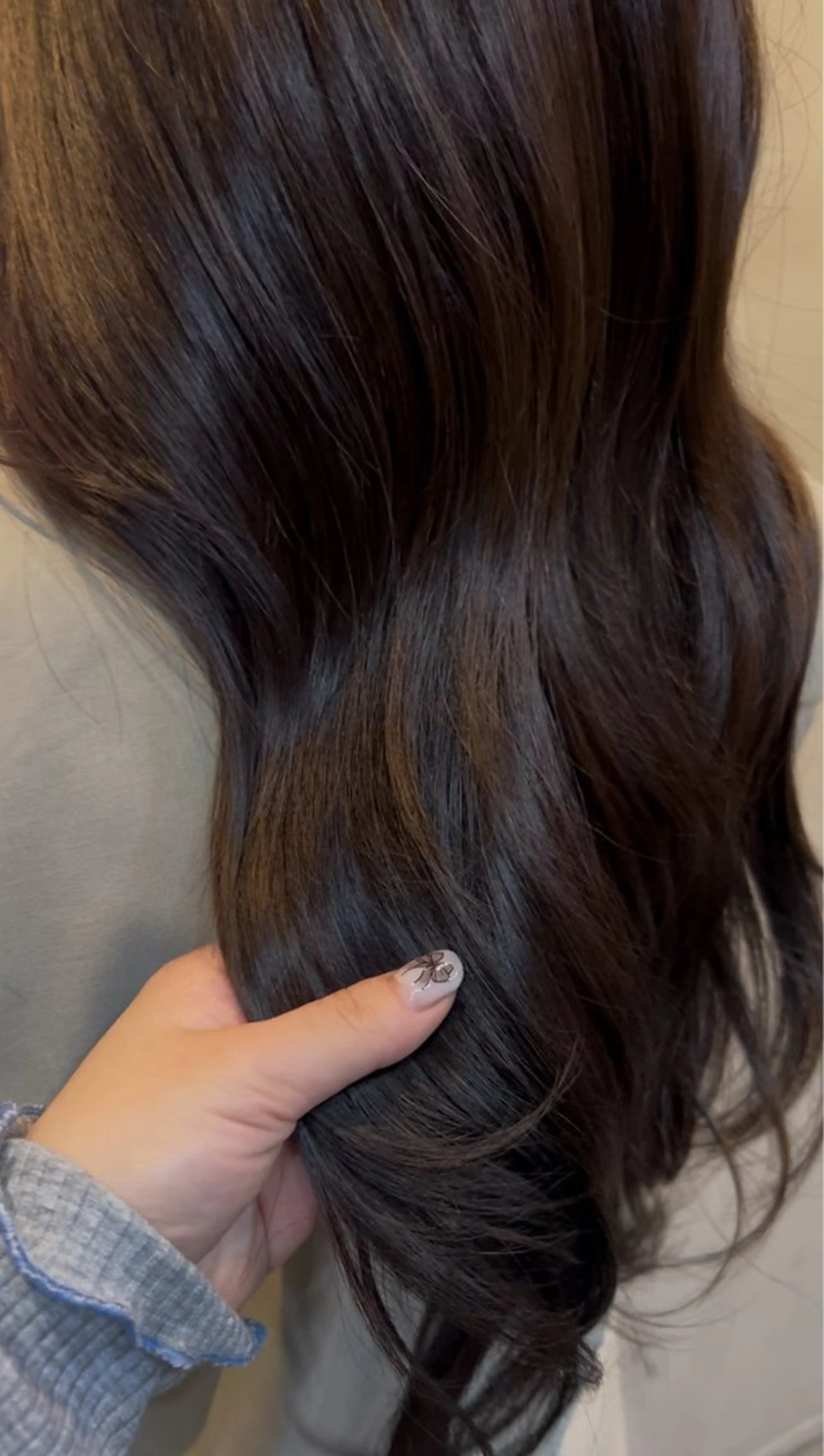 ロング カラー かじももな｜女性限定 パーマモデル募集！のヘアスタイル