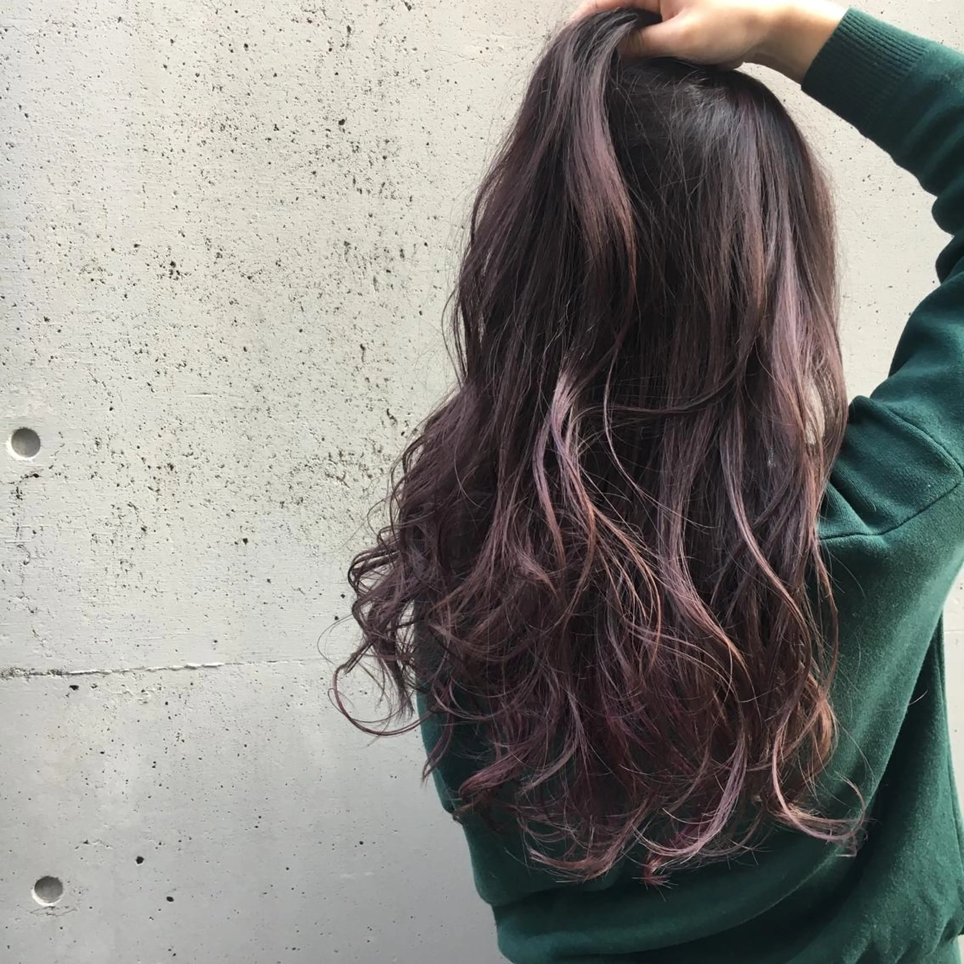 ロング 田中 裕士のヘアスタイル