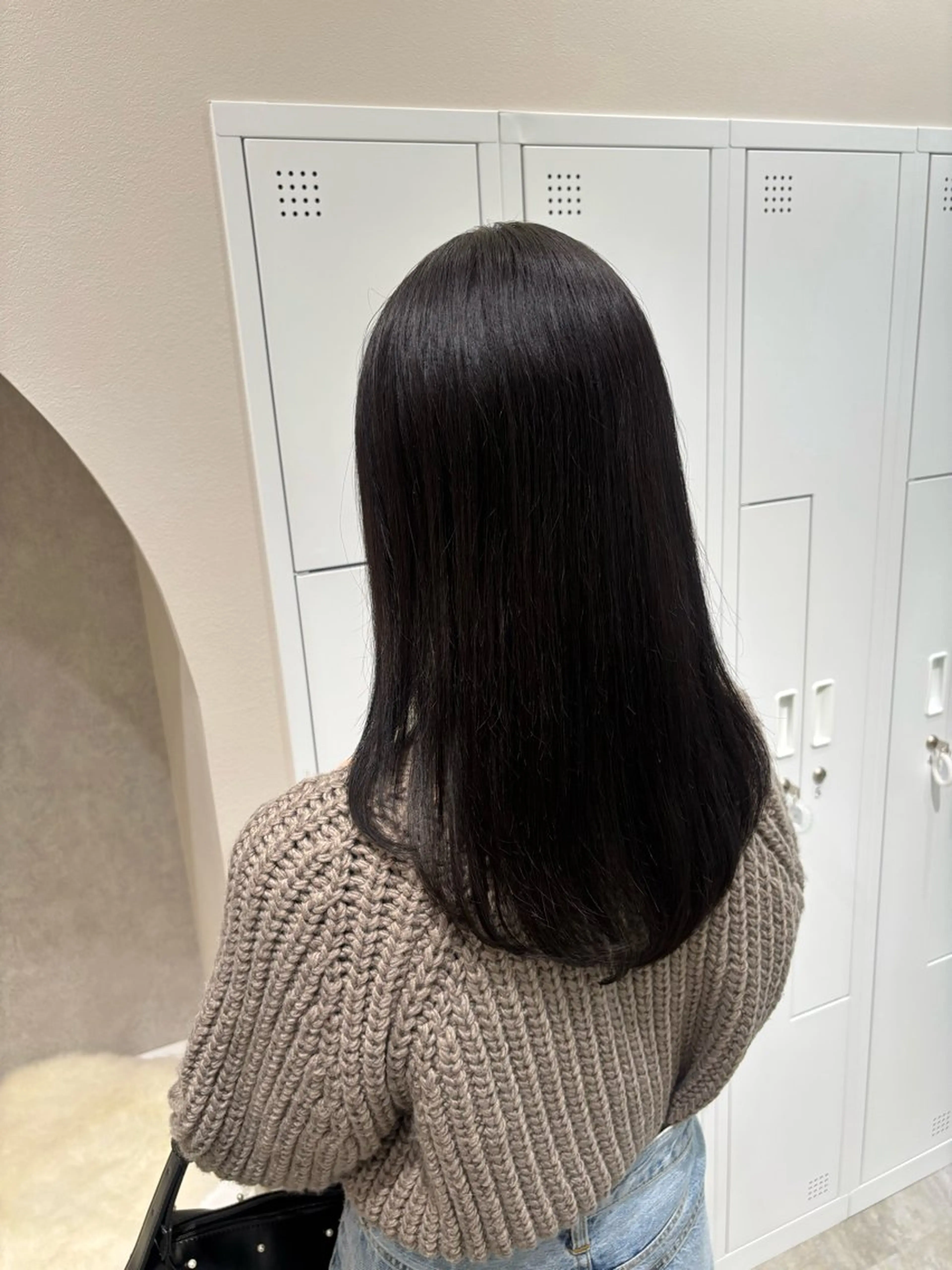 セミロング カラー ヘアカラー 武富 果音のヘアスタイル