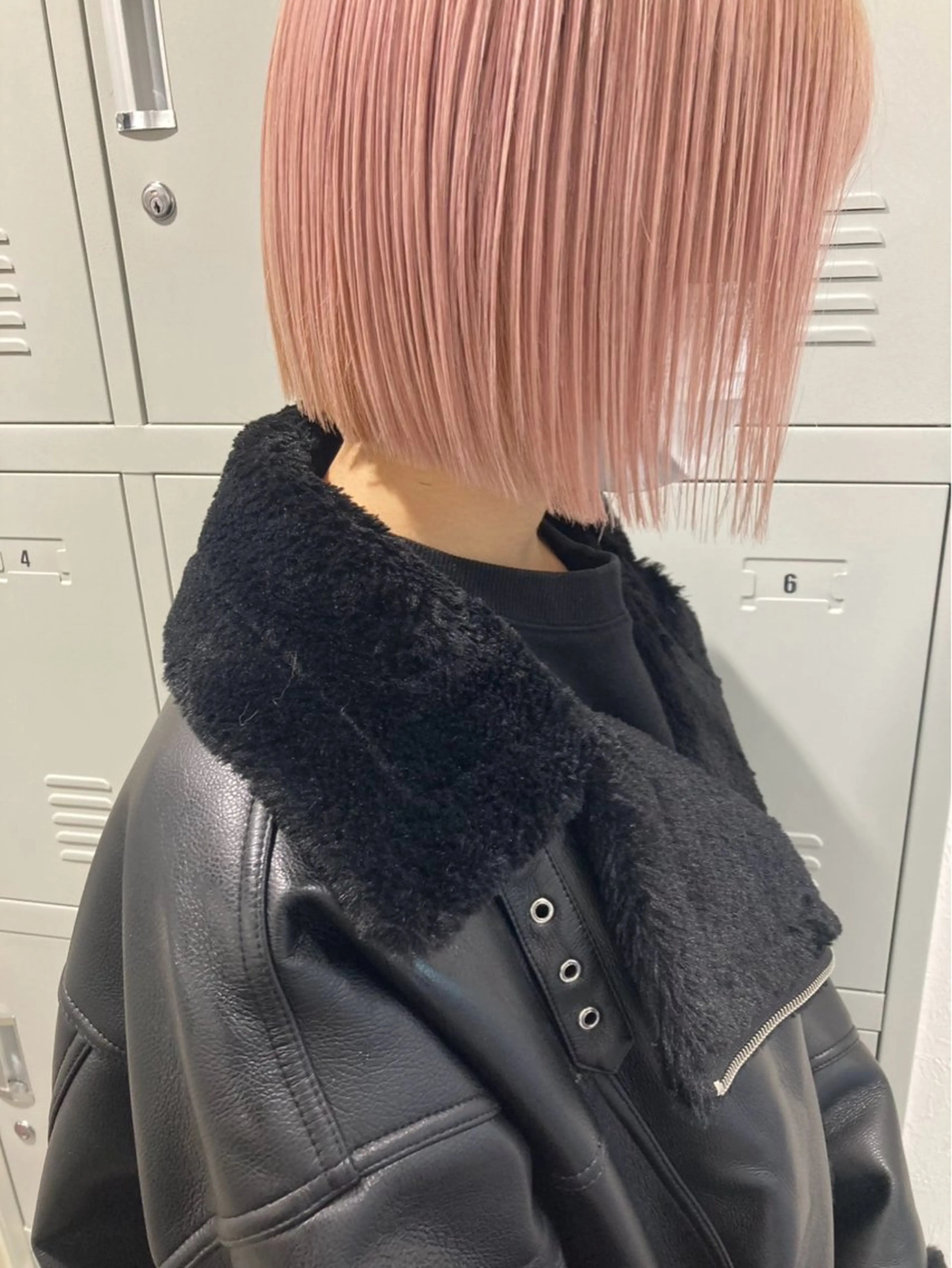 ミディアム WARP/縮毛矯正 山野辺のヘアスタイル