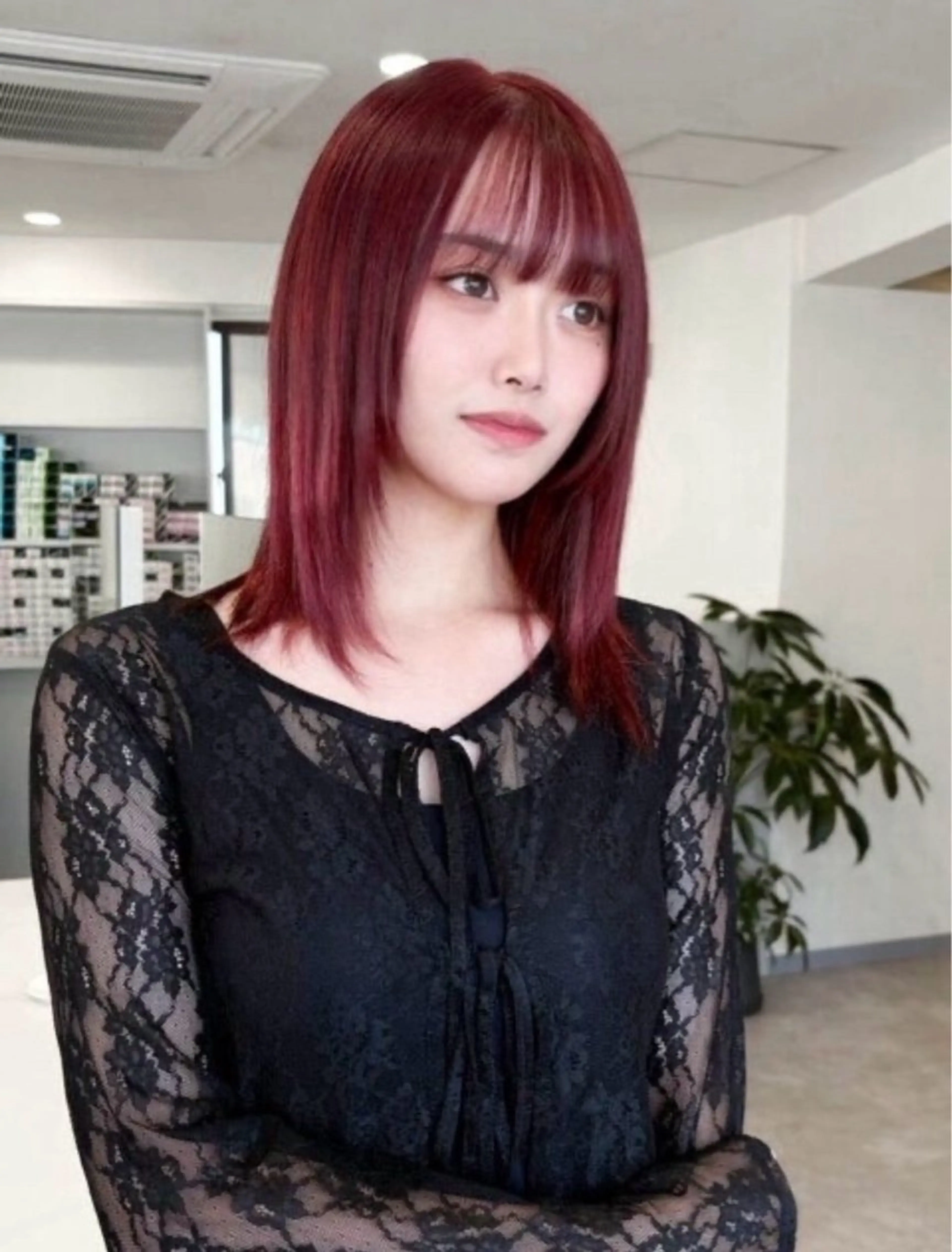 ロング ヘアカラー 得能 海翔のヘアスタイル