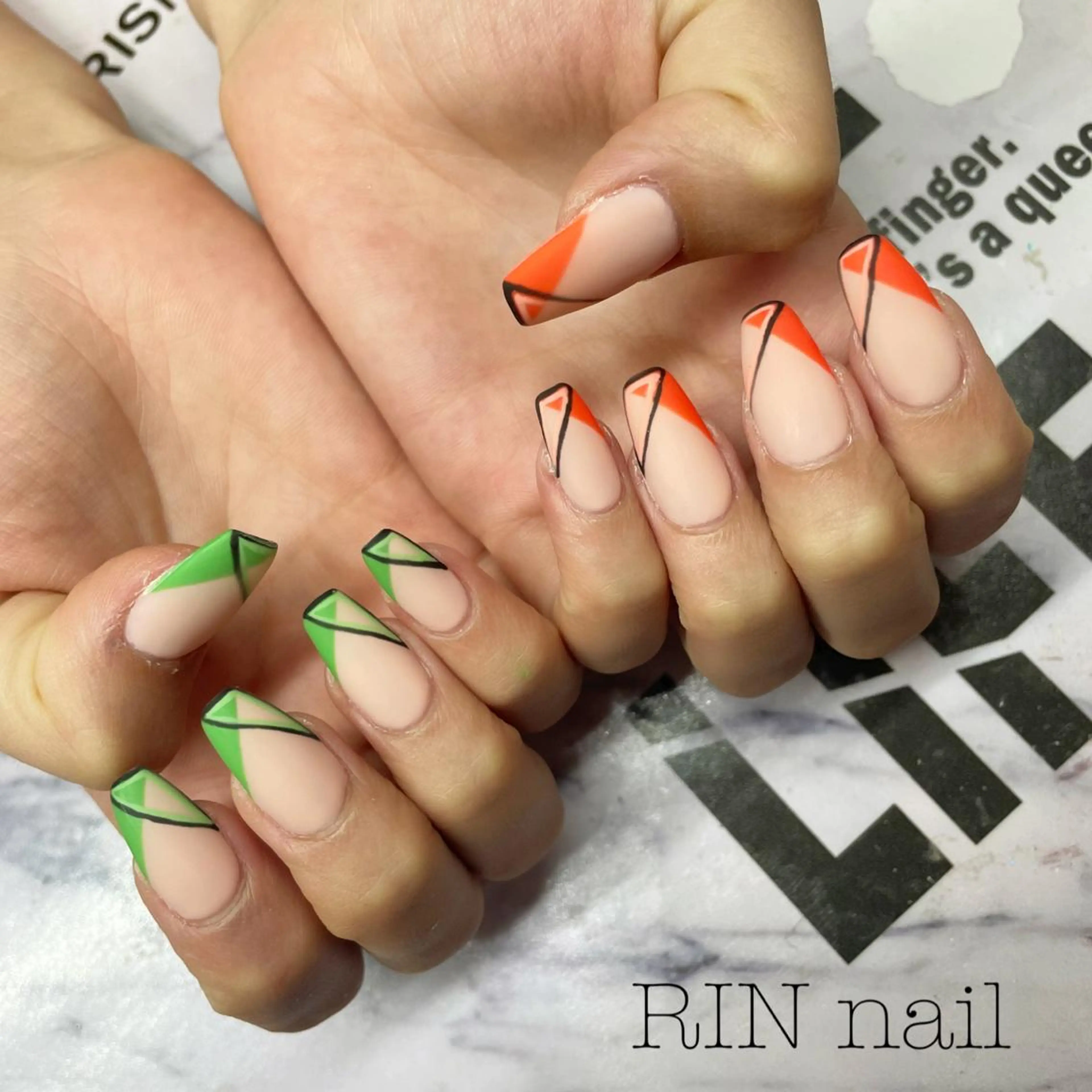 ネイル ハンドネイル ハンドケア RIN HOMEnailのネイルデザイン