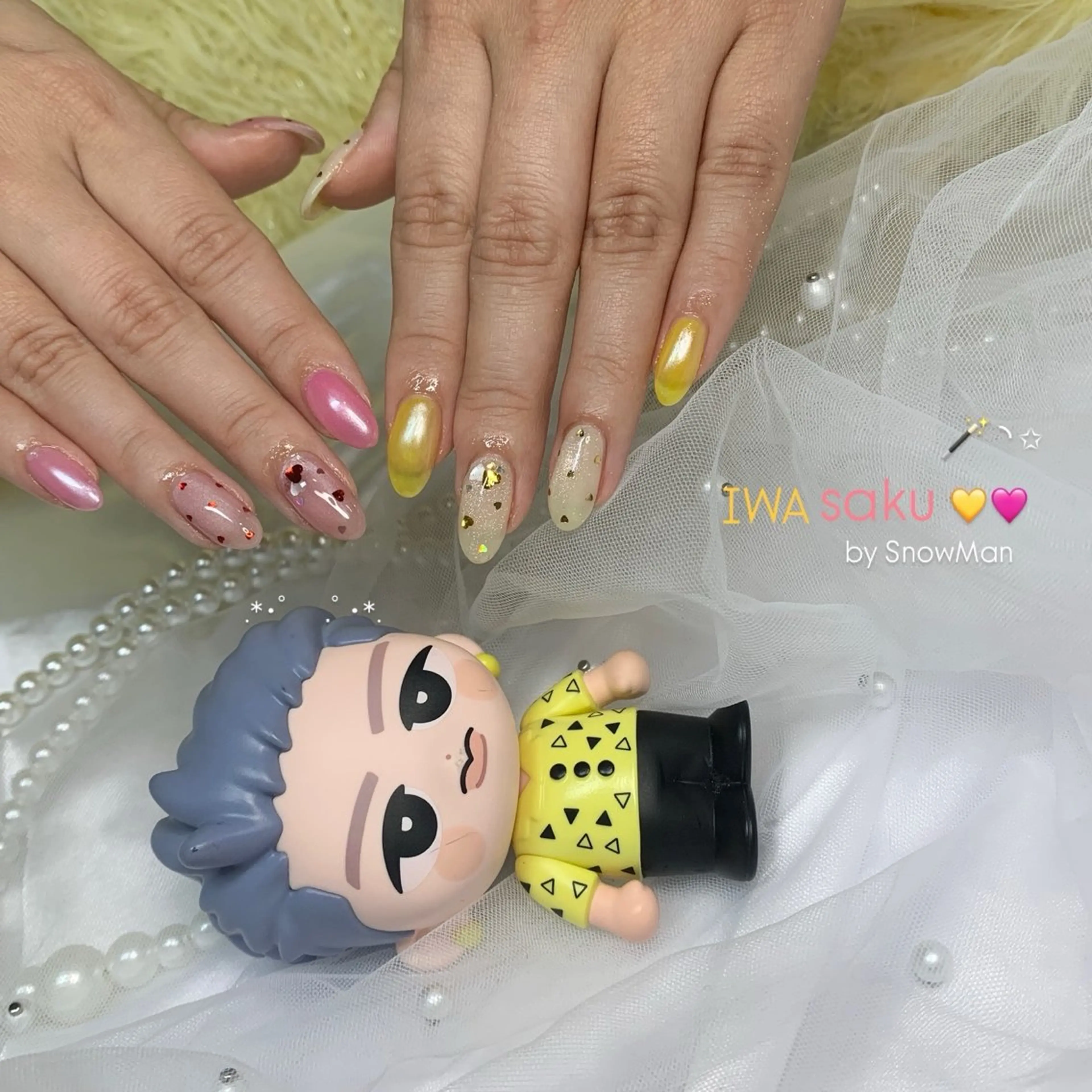 ネイル ハンドネイル La neige* yuki 🐩🌙のネイルデザイン