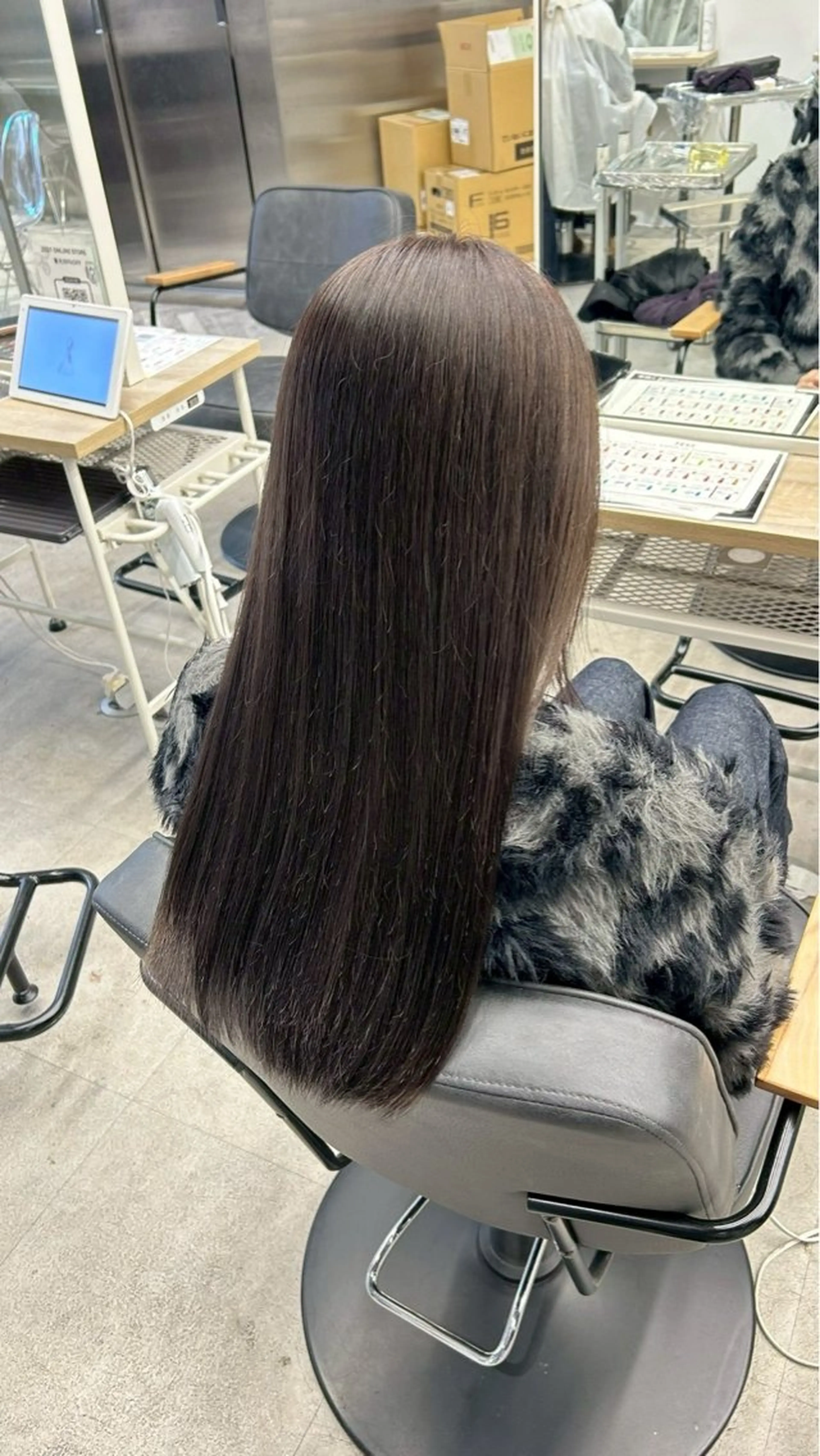 ロング カラー ヘアカラー himari💜 暖色/レイヤーカットのヘアスタイル