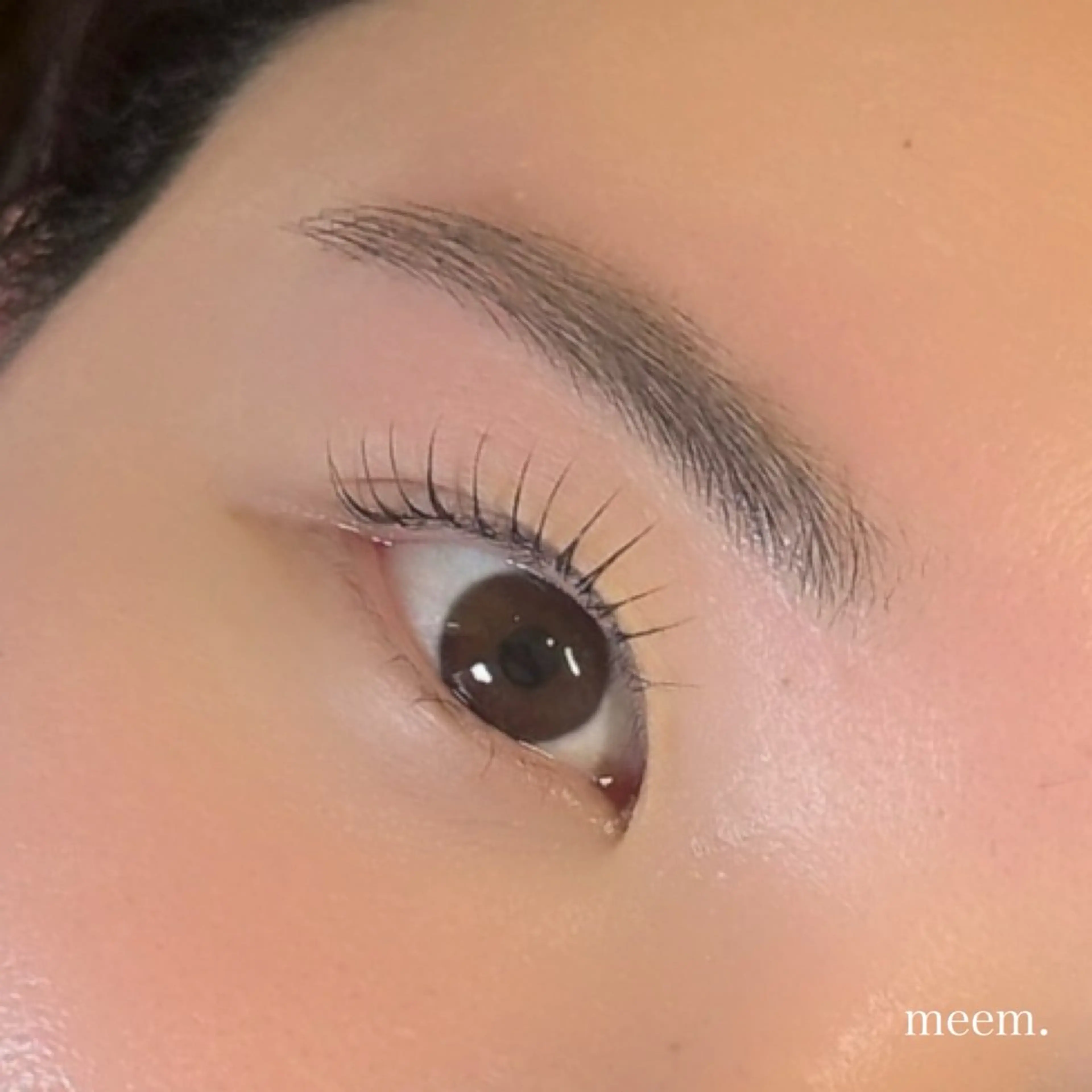 マツエク・マツパ まつげ・眉毛専門 meem.miraiのマツエク・マツパデザイン