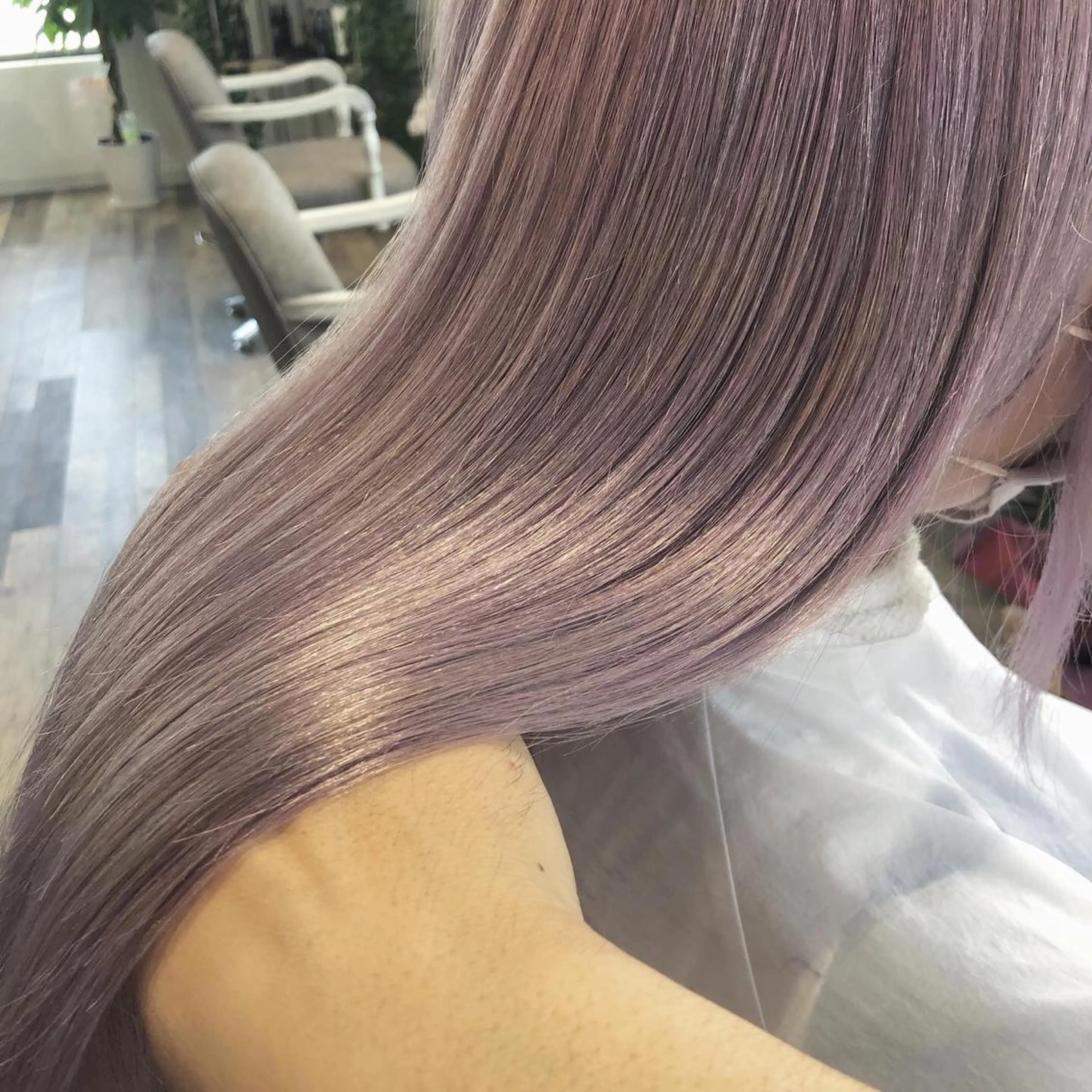 ロング 髪質改善 トリートメント カット ヘアカラー トリートメント ヘッドスパ 皆巳 達郎のヘアスタイル