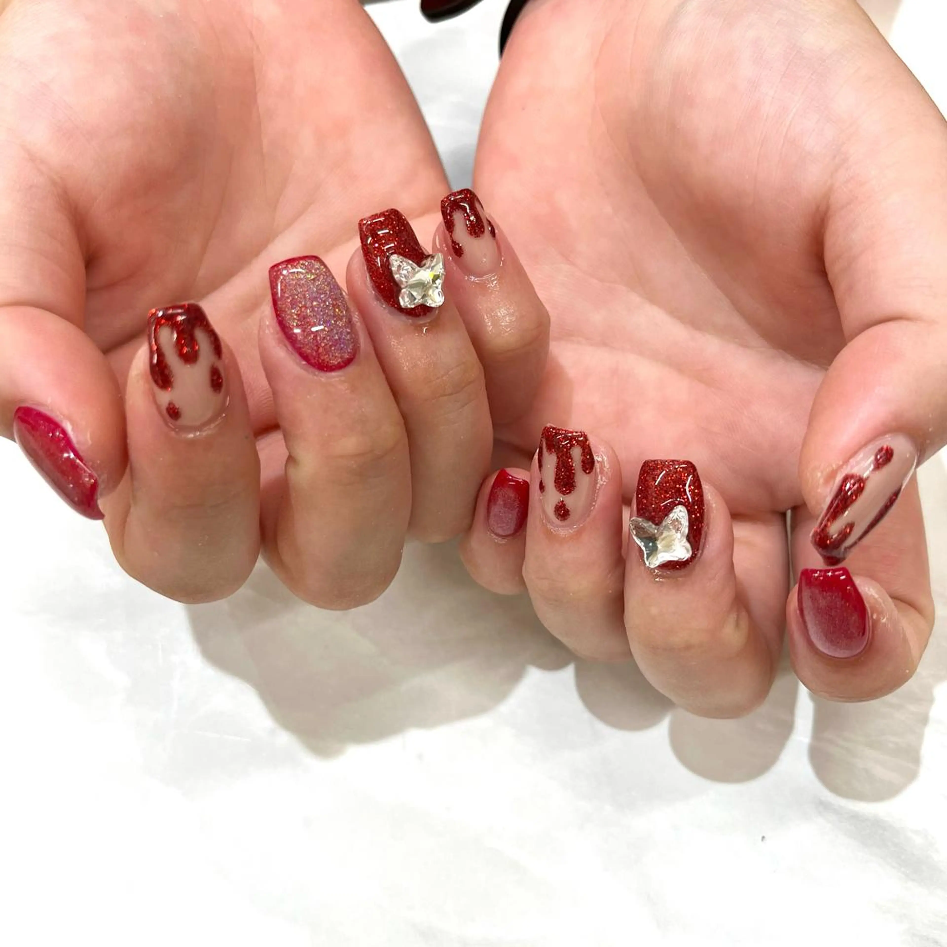 ネイル ストーンネイル KODA308 Saoriのネイルデザイン