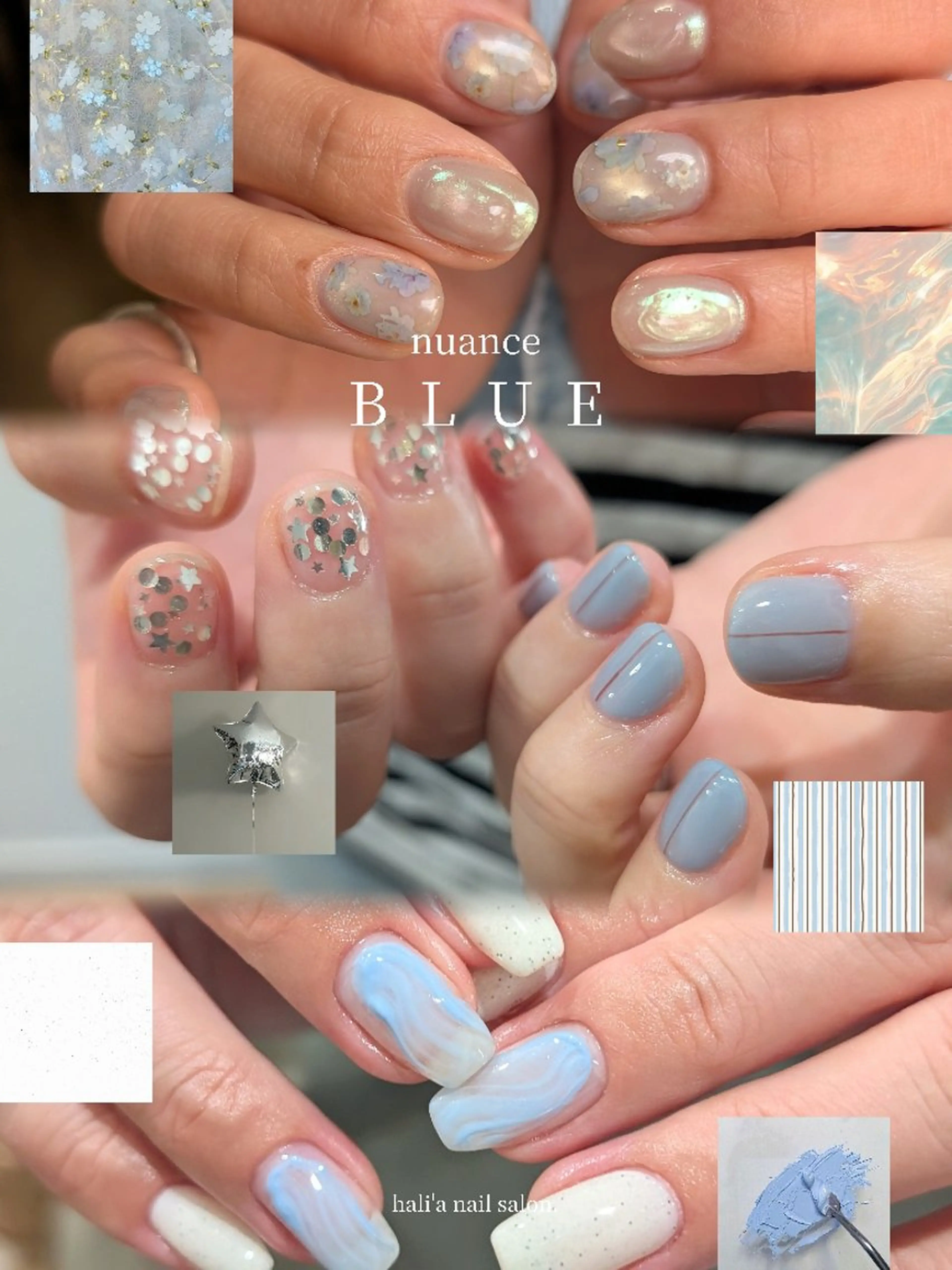 ネイル ニュアンスネイル ハンドネイル hali’a nailのネイルデザイン
