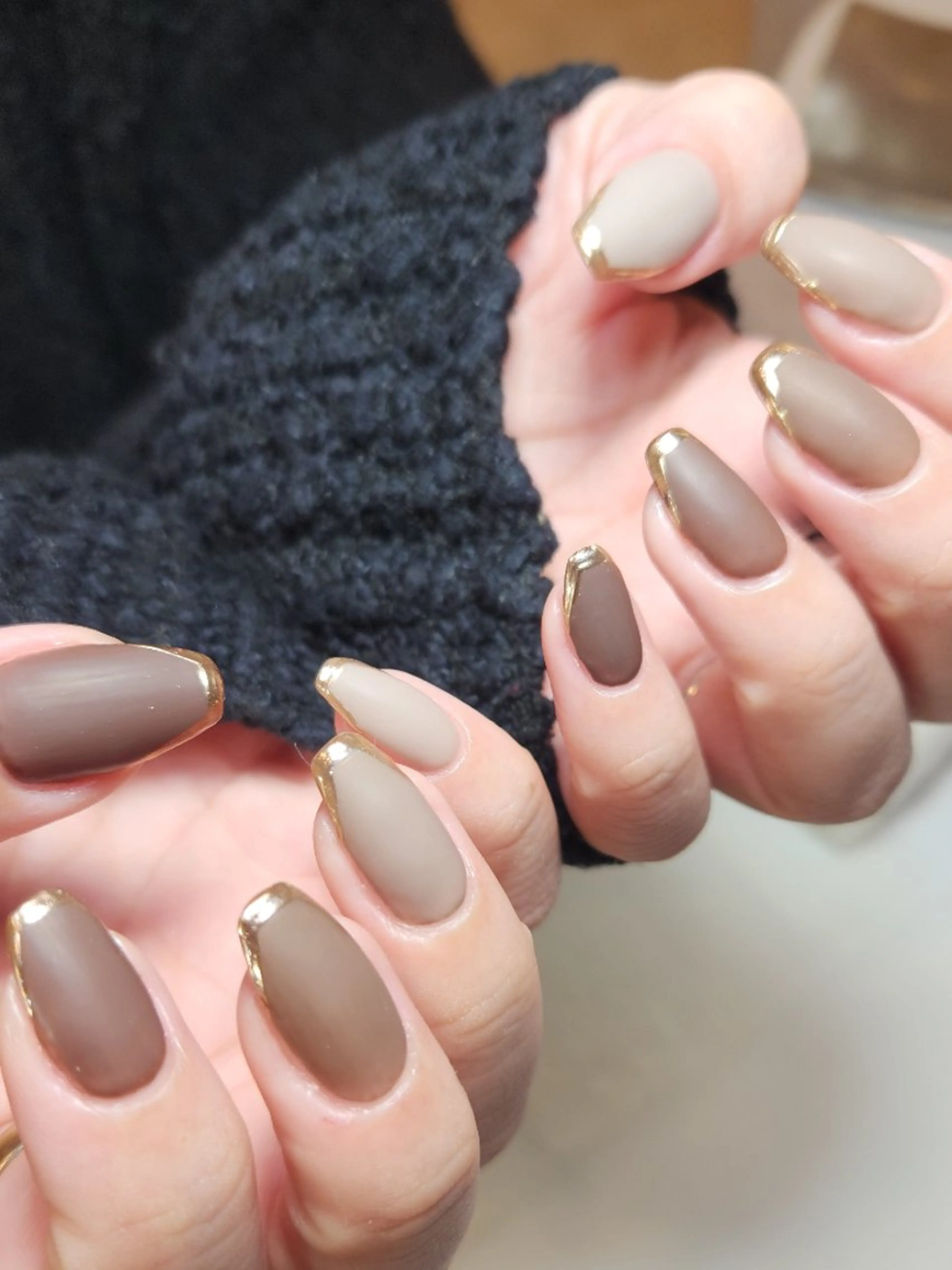 ネイル フレンチネイル グラデーション ミラーネイル ハンドネイル NailSalon  N.中目黒のネイルデザイン