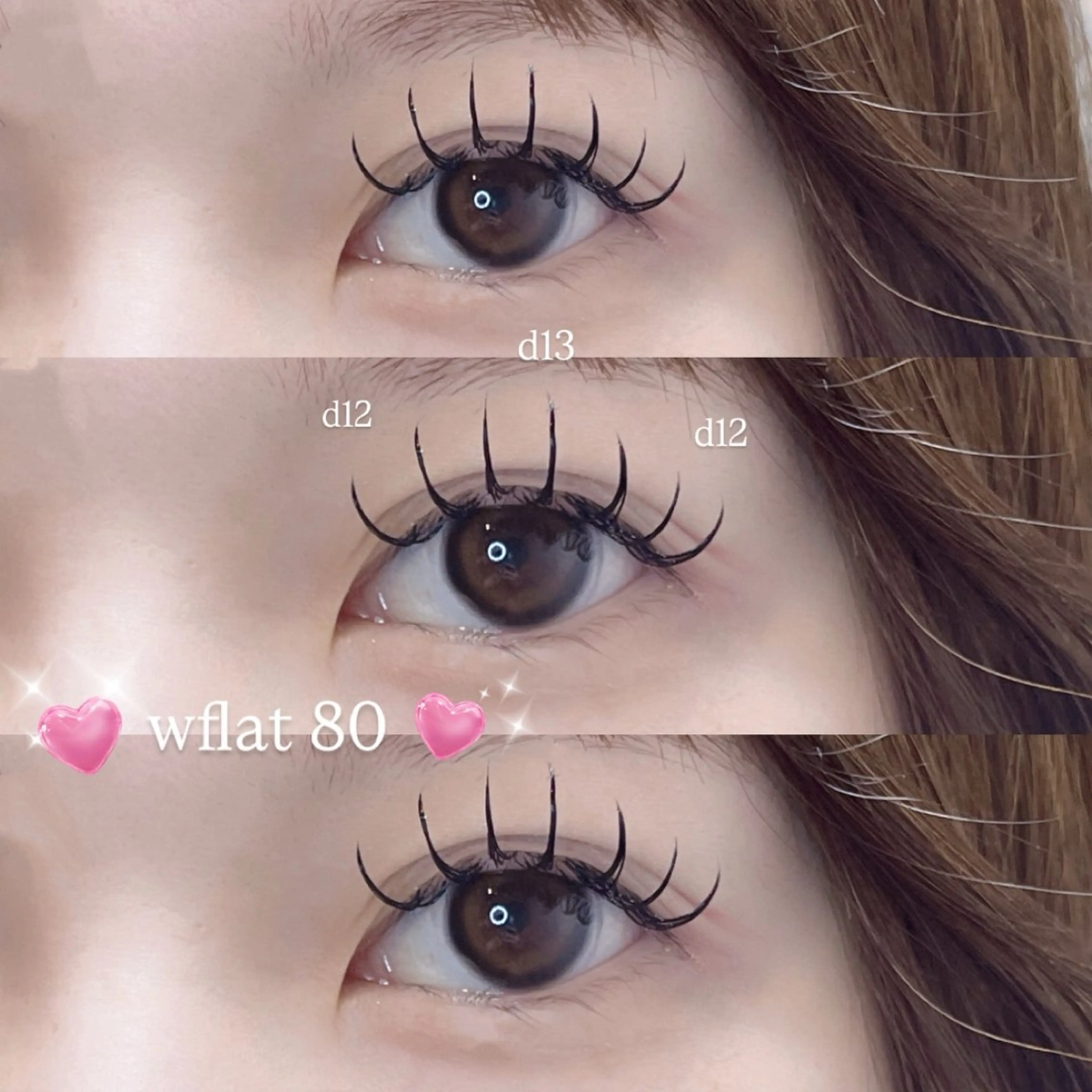 マツエク・マツパ マツエク Mell Yuuna ♡パリエク /束感のマツエク・マツパデザイン