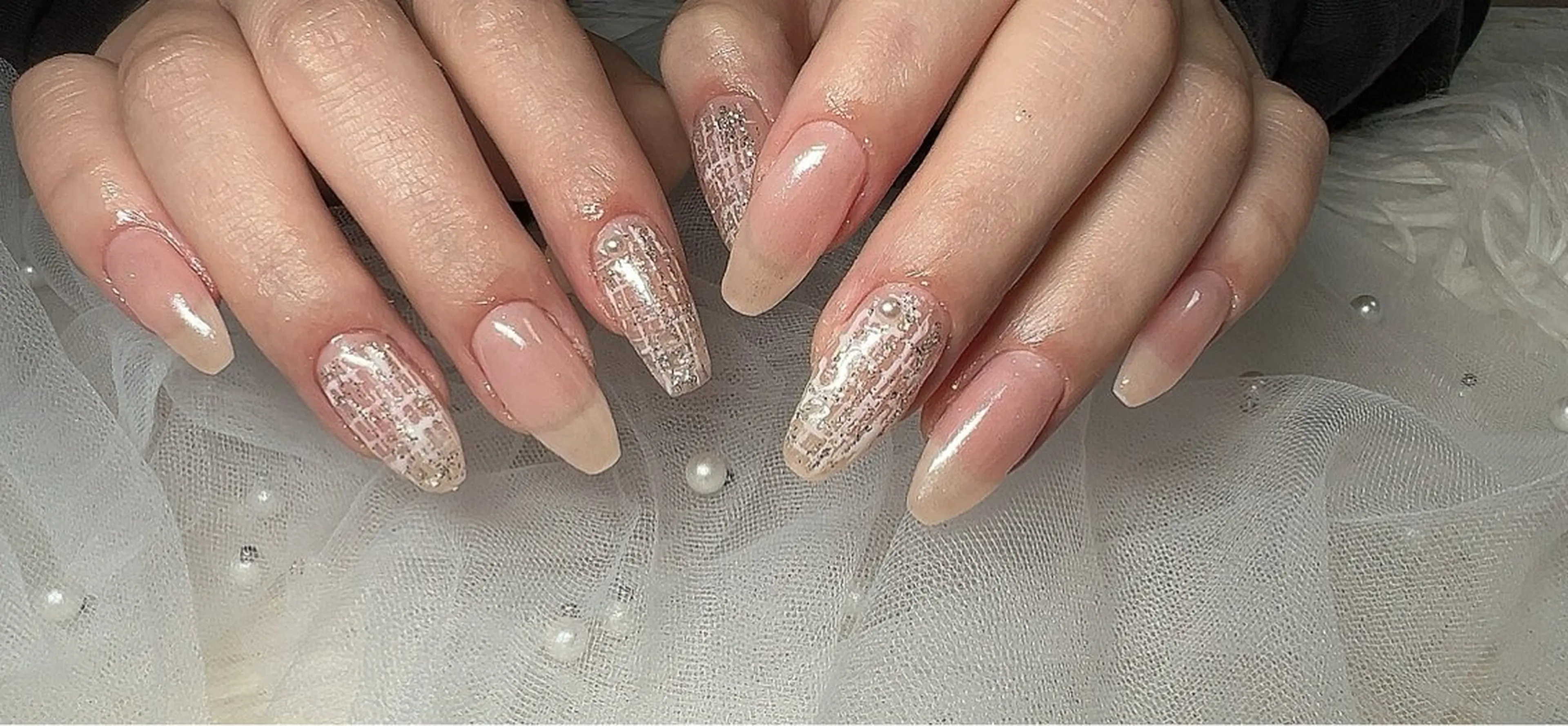ネイル ツイードネイル Mimi Nailのネイルデザイン