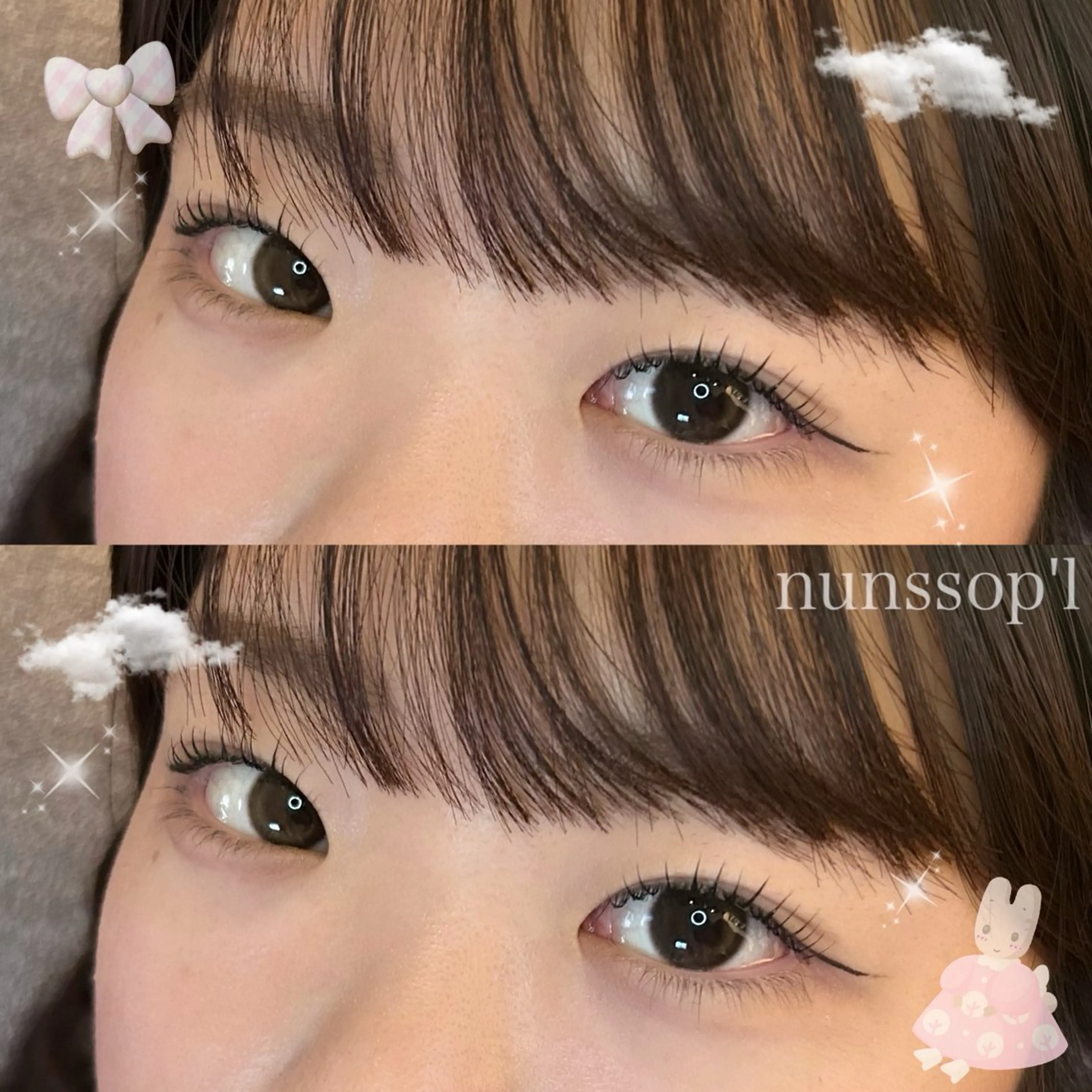 マツエク・マツパ nunssop'l カノ🩶のマツエク・マツパデザイン