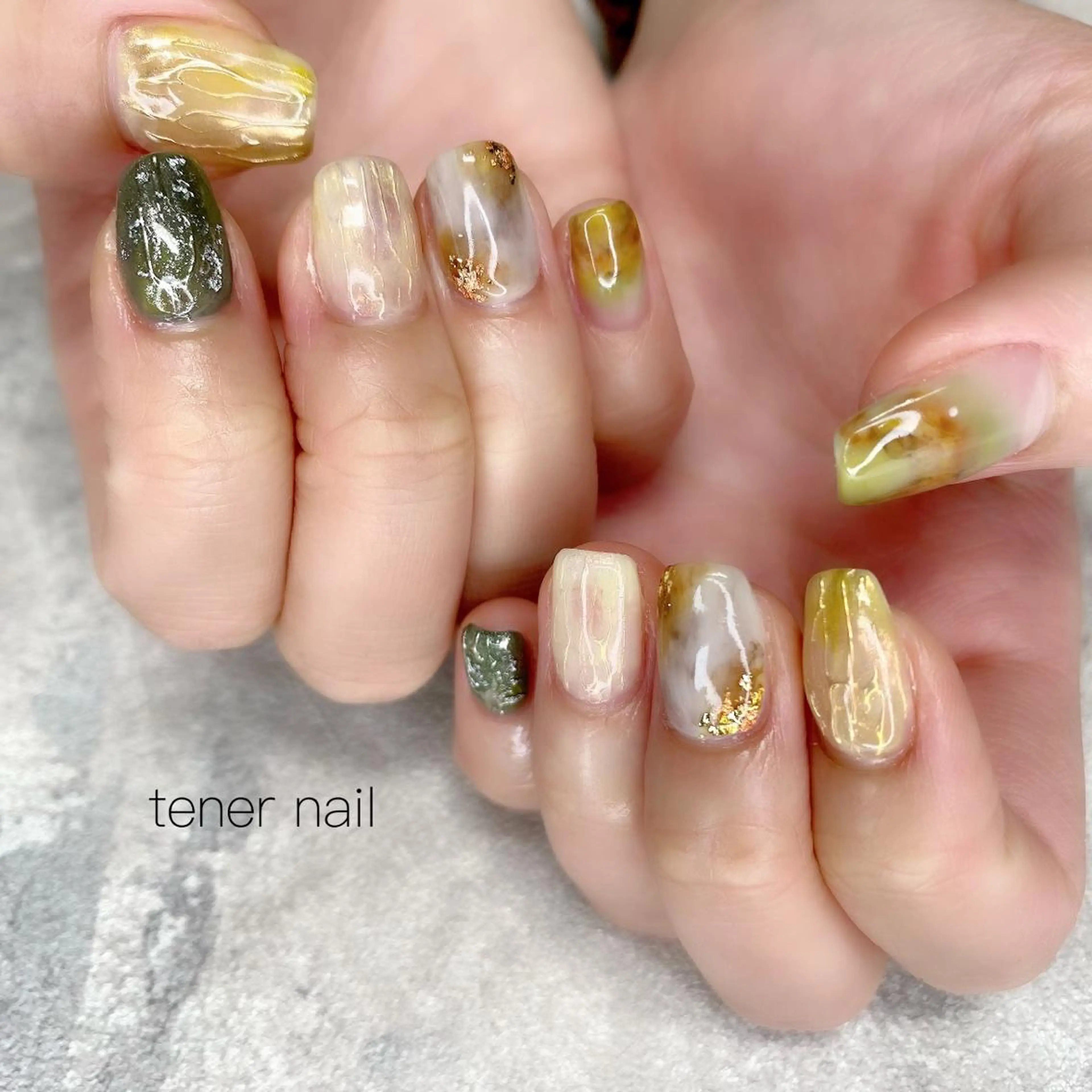 ネイル ニュアンスネイル テネルネイル tener nailのネイルデザイン