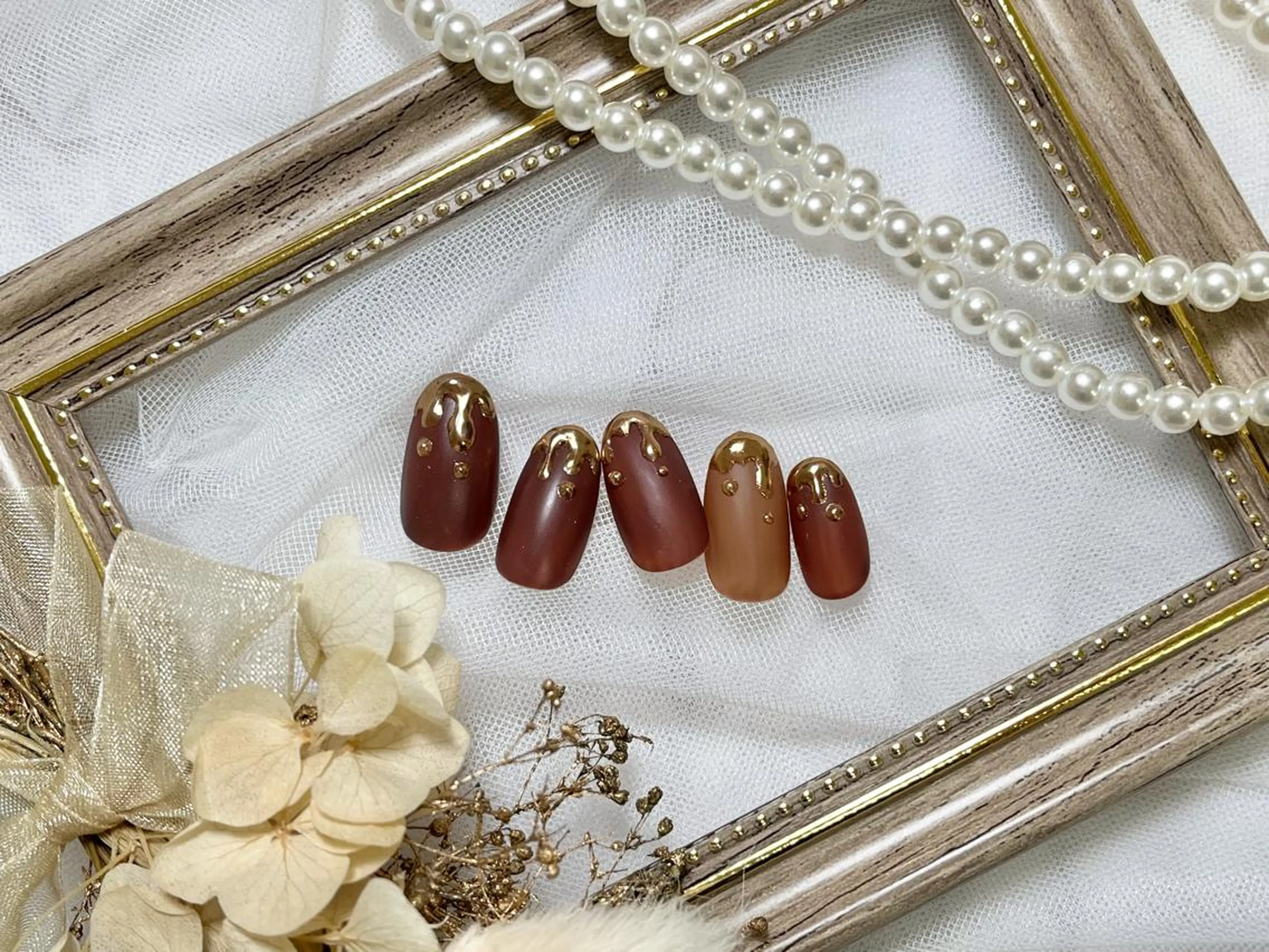 ネイル ハンドネイル プティリボン 武蔵小金井店のネイルデザイン