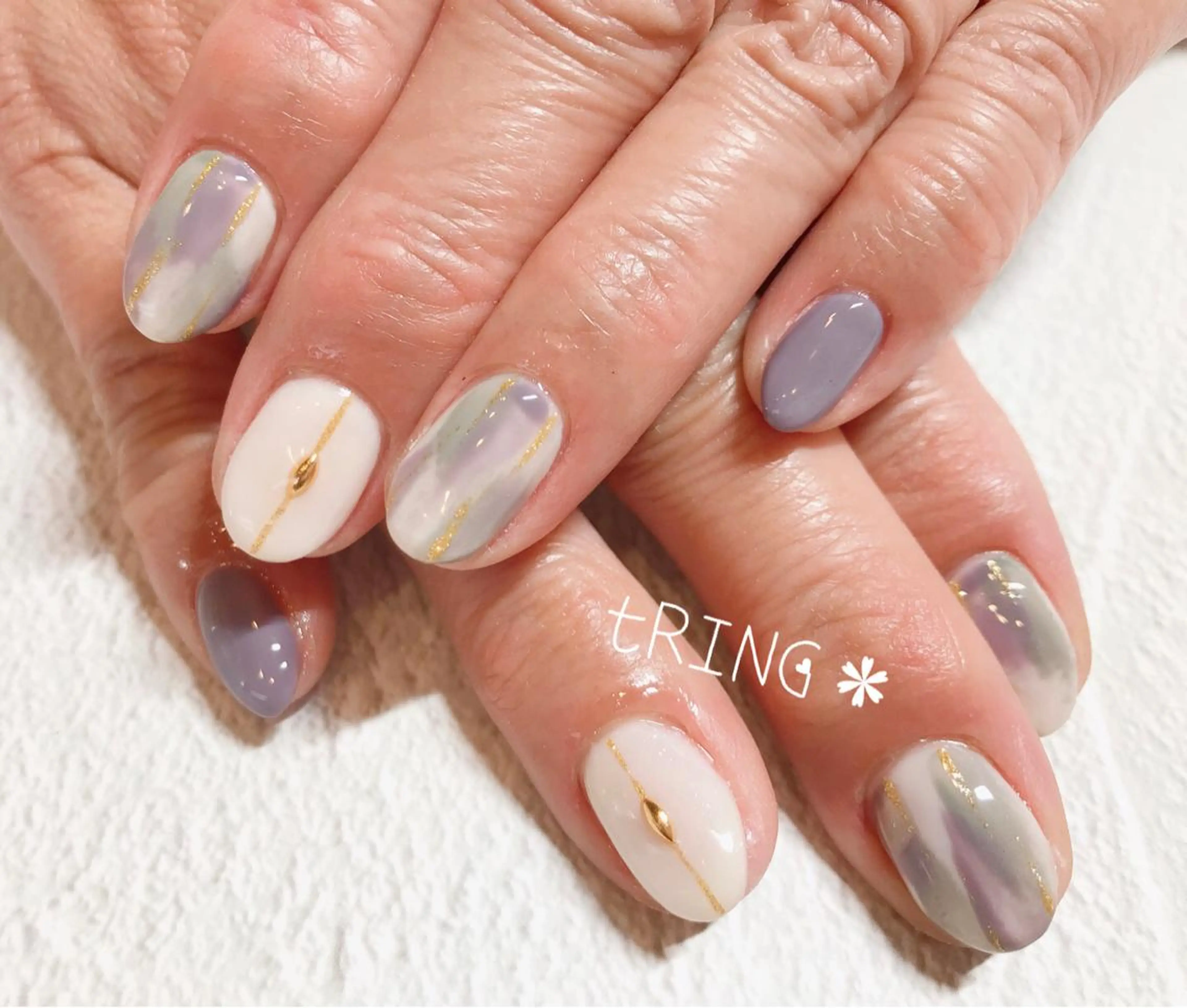 ネイル tRING＊ しいの木台のネイルデザイン