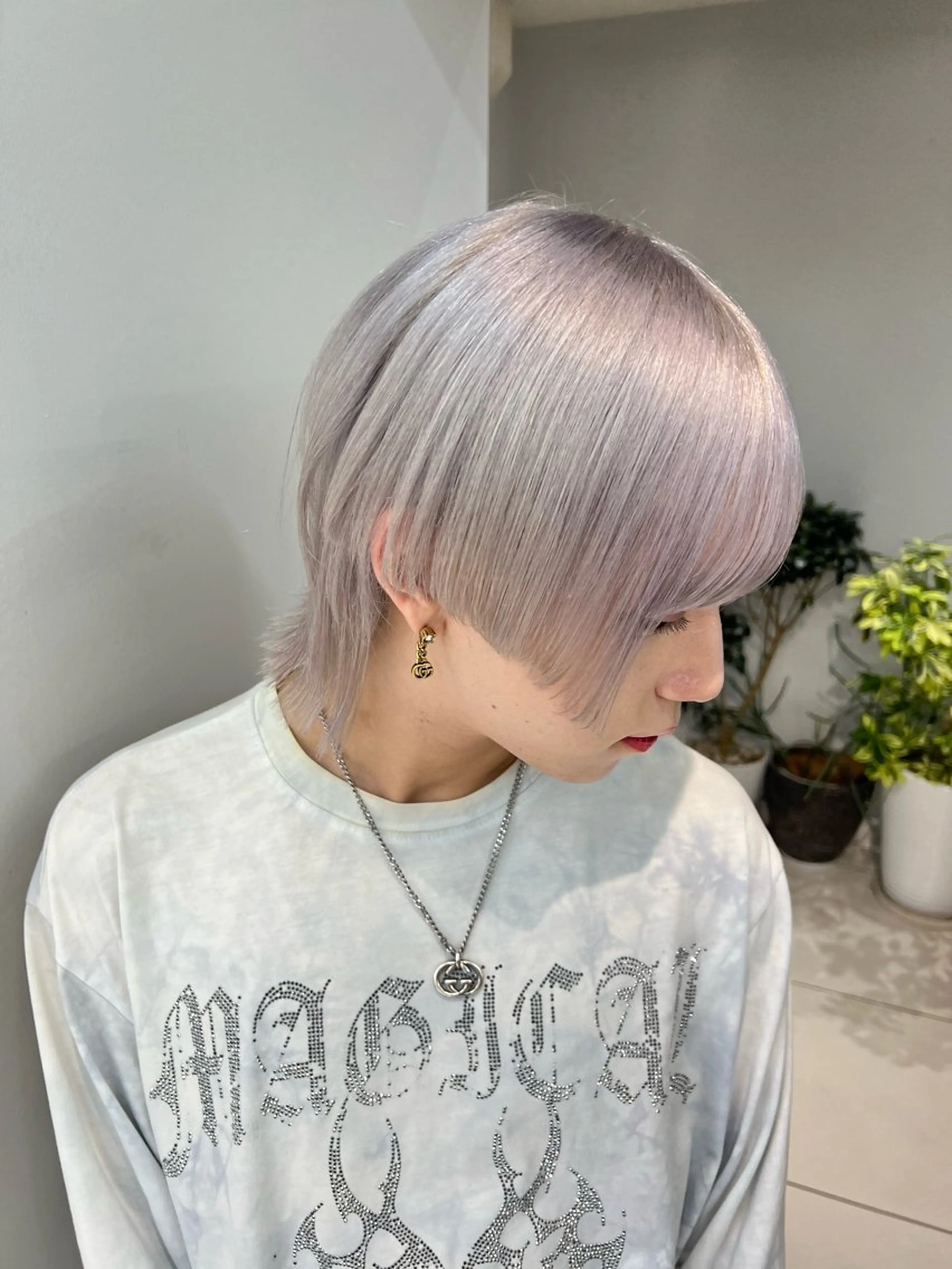 カラー メンズ ハイトーンカラー/ さらさのヘアスタイル