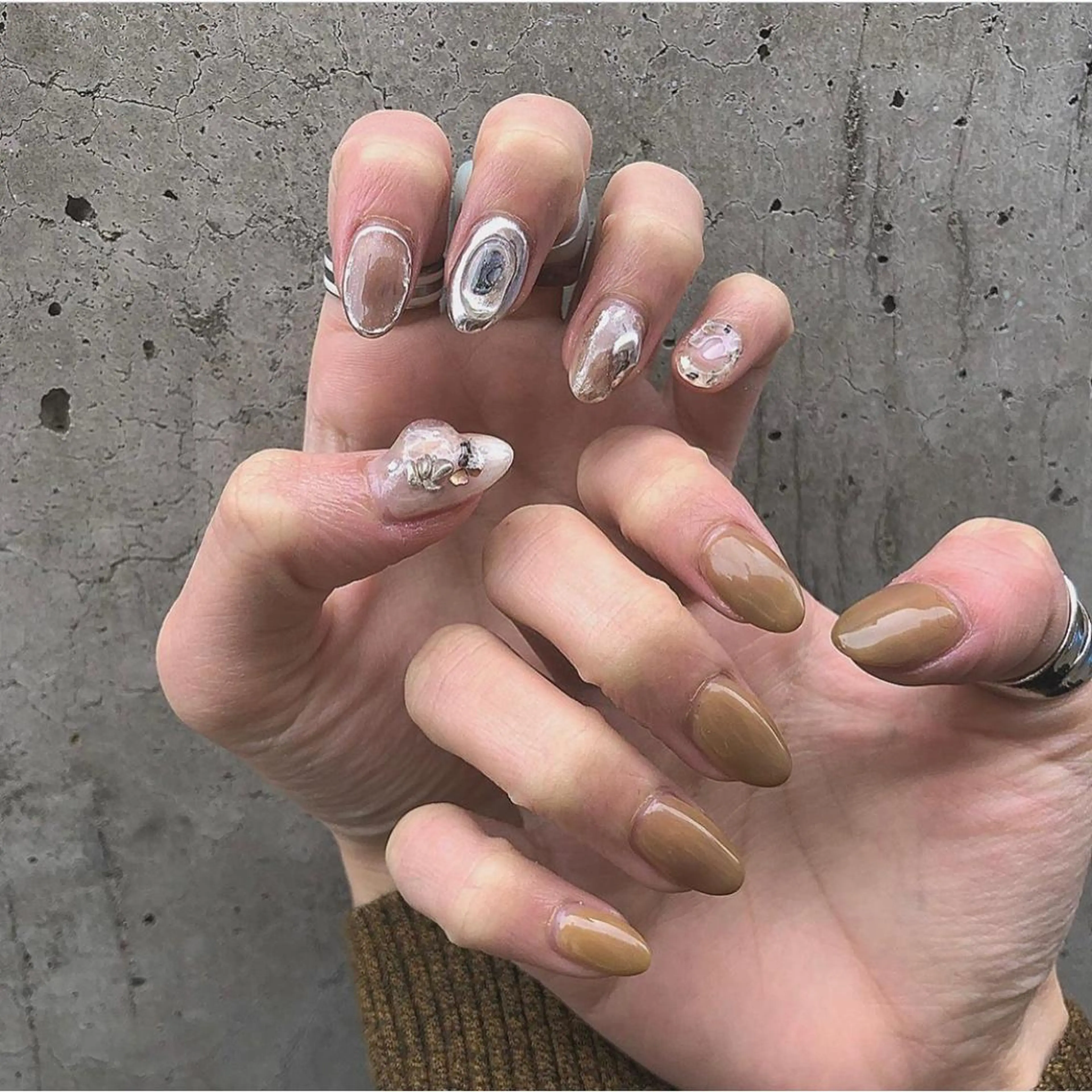 ネイル ニュアンスネイル nail salon granveilのネイルデザイン