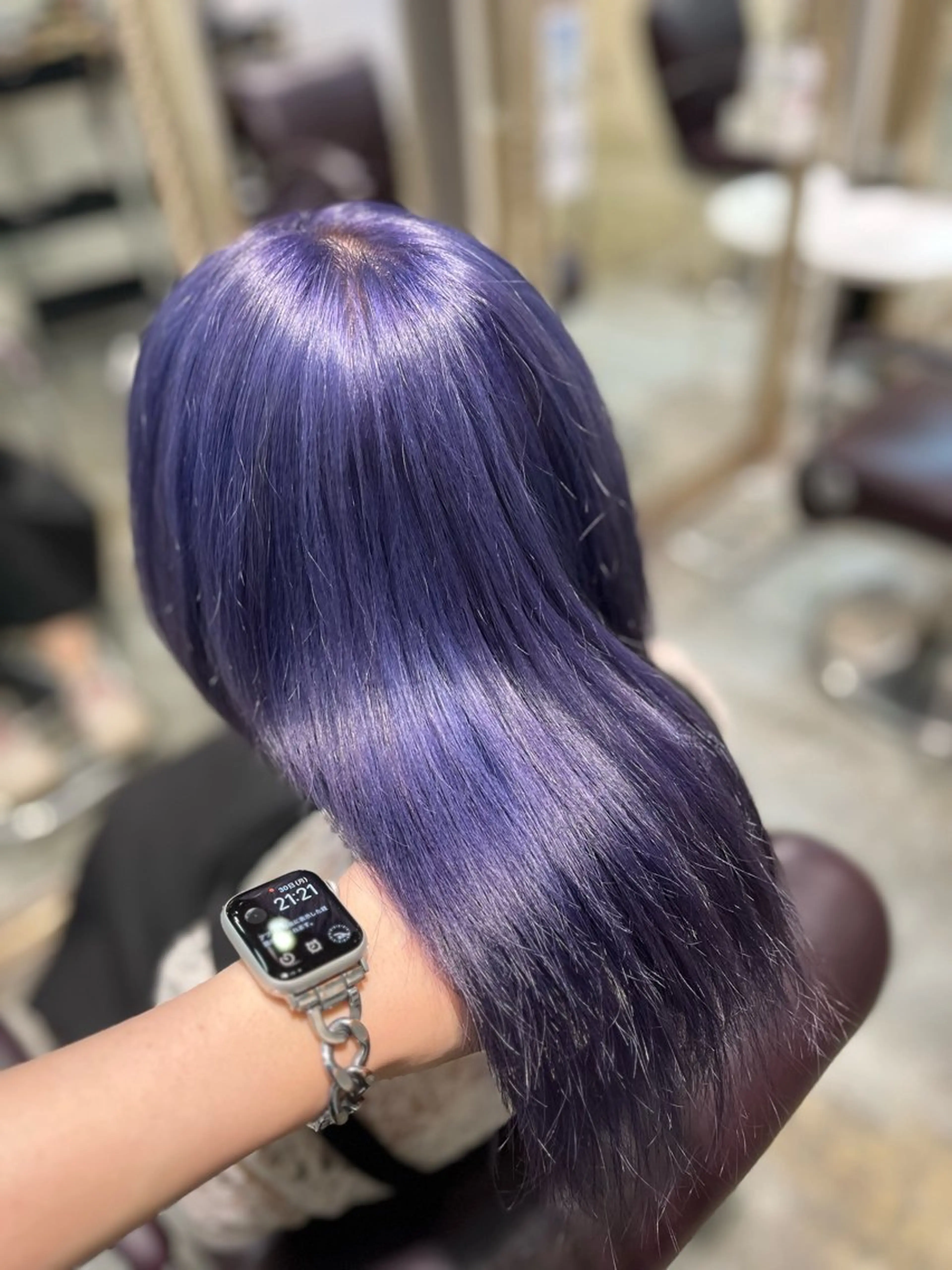 セミロング カラー ヘアカラー 田中 准羽のヘアスタイル
