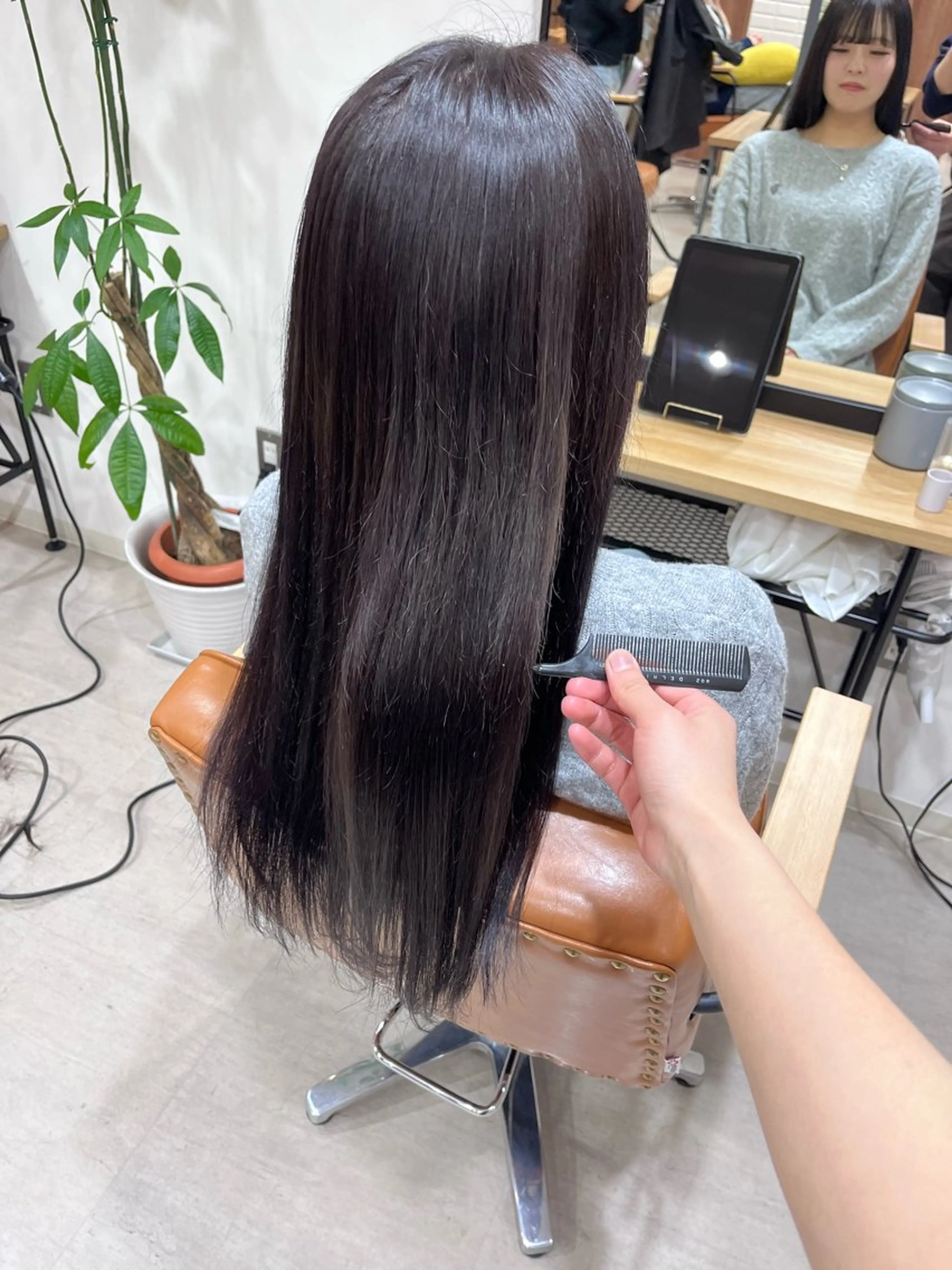 カラー NEIRO/透明感 カラー/グレージュのヘアスタイル