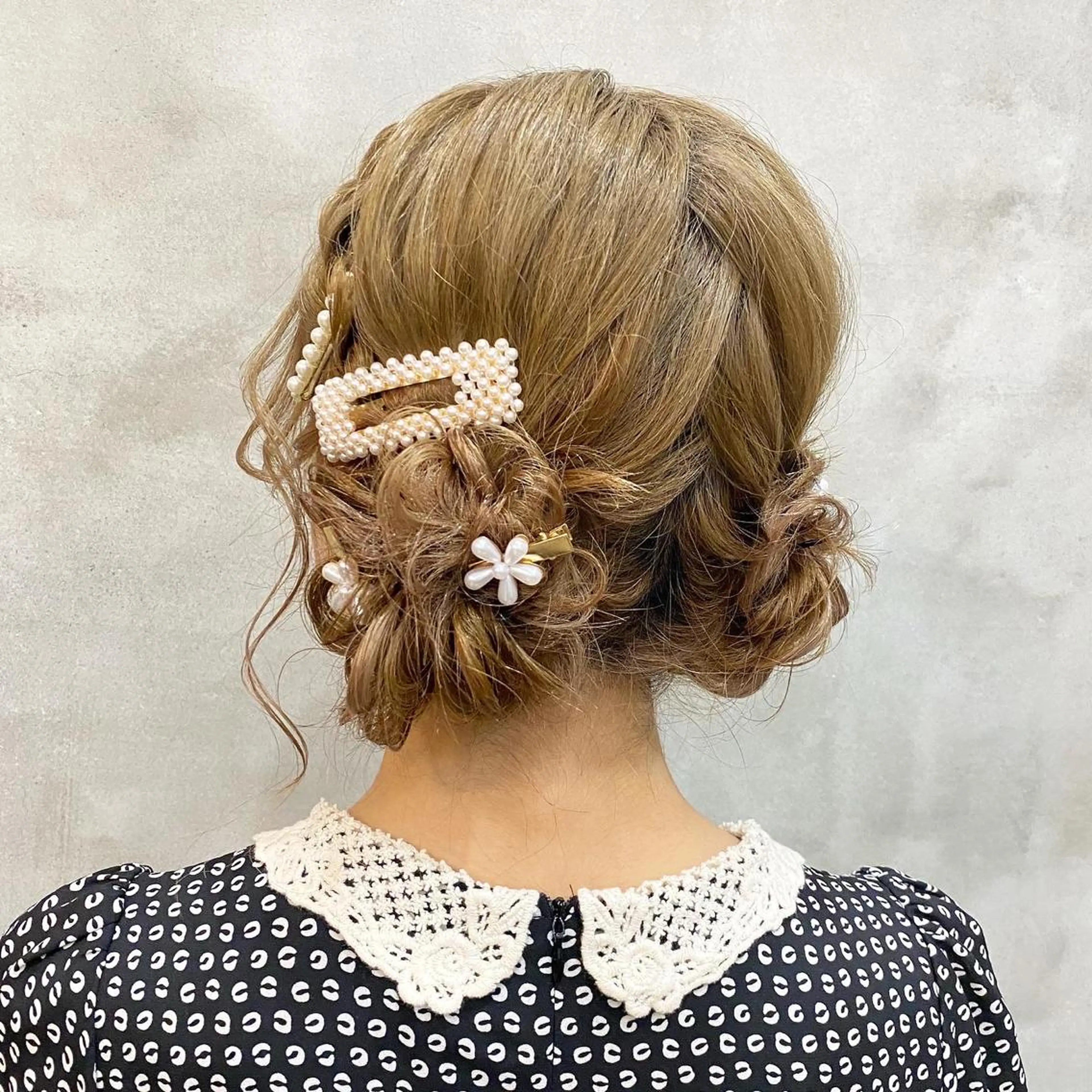 セミロング まつパ・ヘアセット ♡Chinami♡のマツエク・マツパデザイン