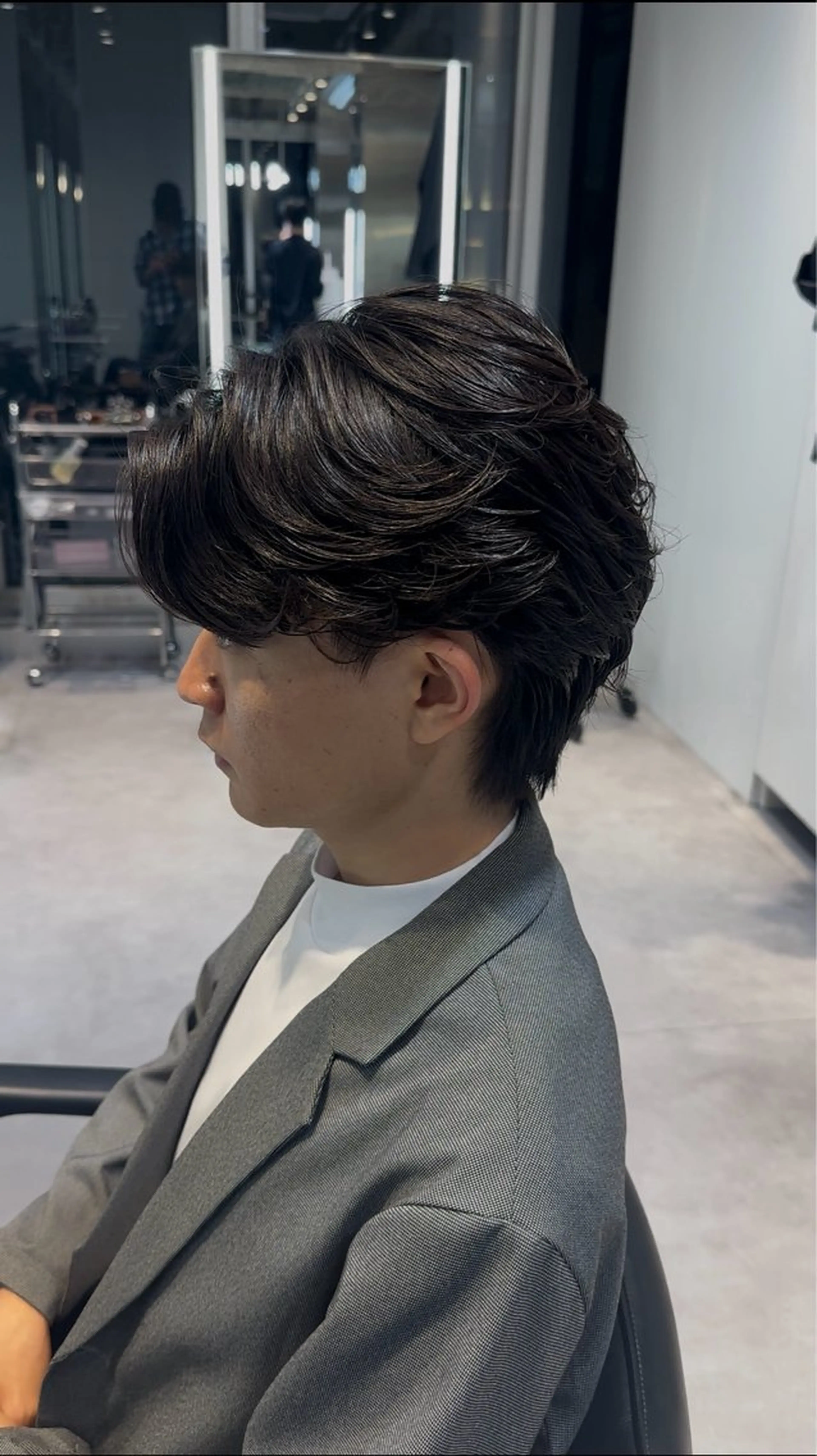 ショート パーマ ニュアンスパーマ 似合わせパーマ🔥 河浪 大智のヘアスタイル