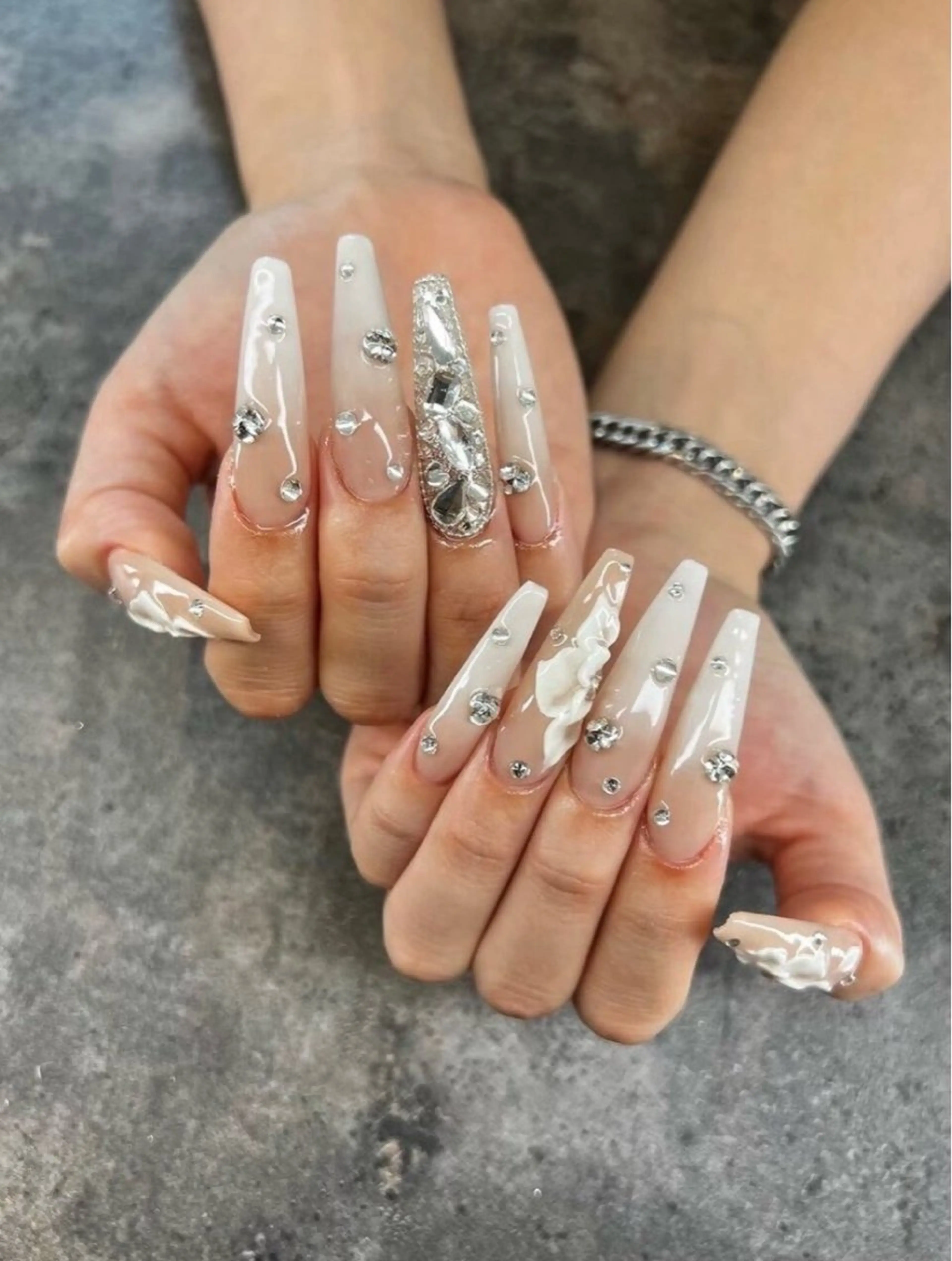 XL長さ出し＋フリーデザイン10本【オフケア込み】の写真